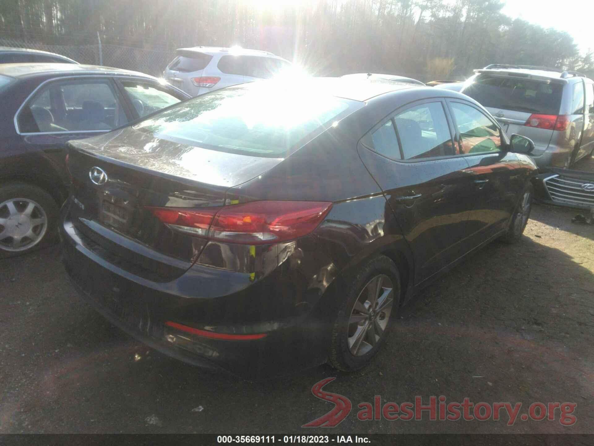 5NPD84LF7JH374191 2018 HYUNDAI ELANTRA