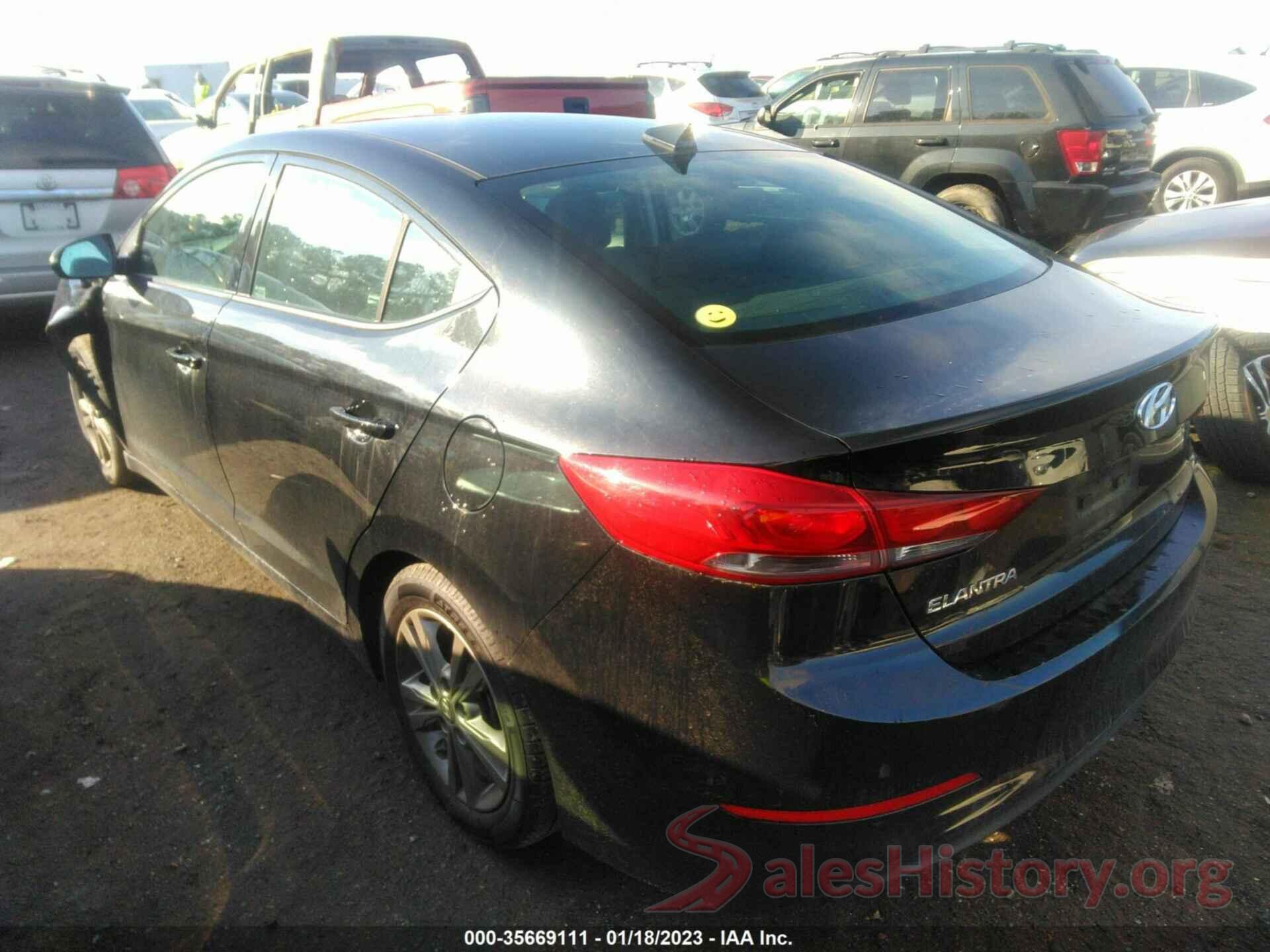 5NPD84LF7JH374191 2018 HYUNDAI ELANTRA