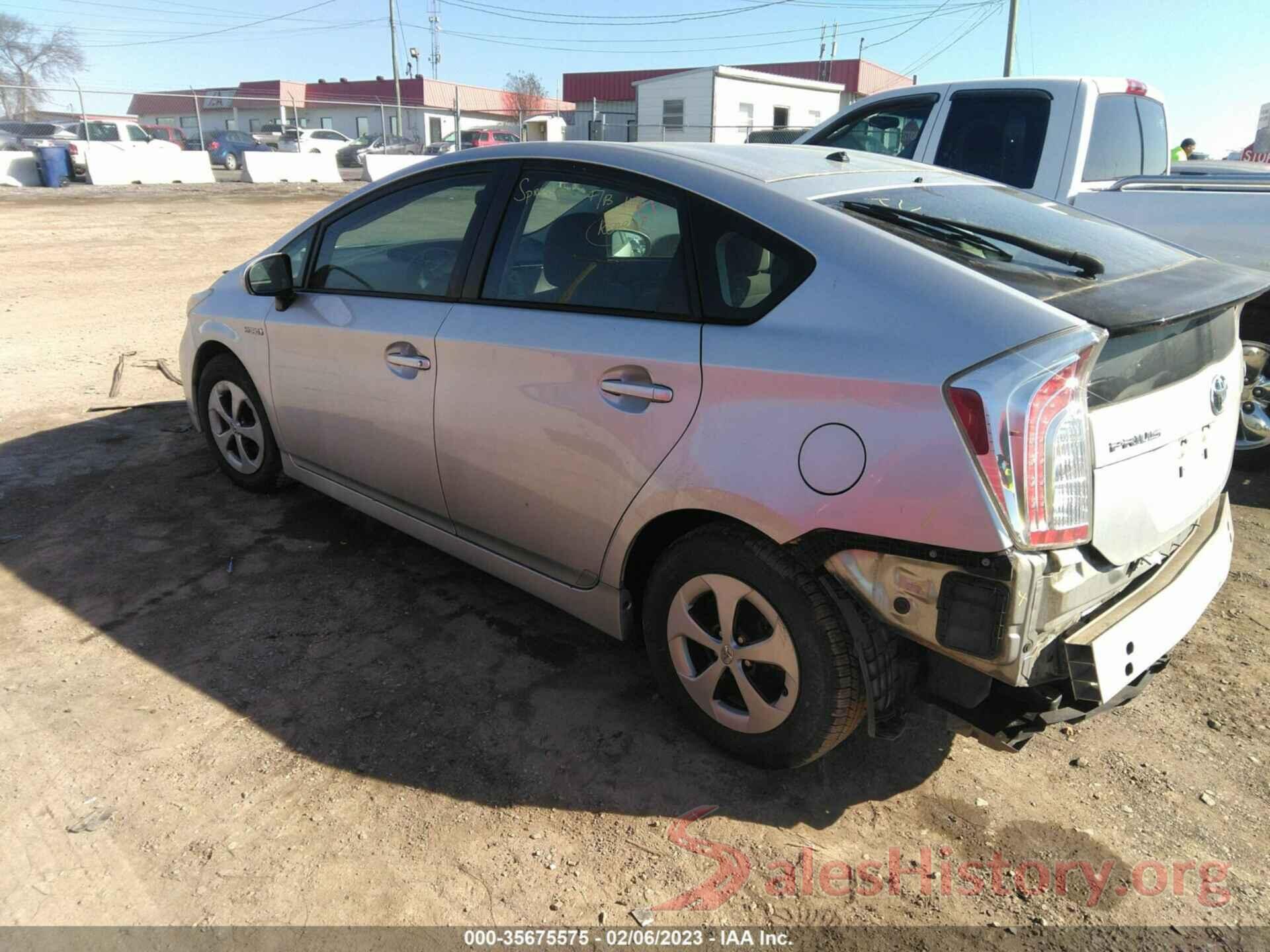 JTDKN3DUXC5462498 2012 TOYOTA PRIUS