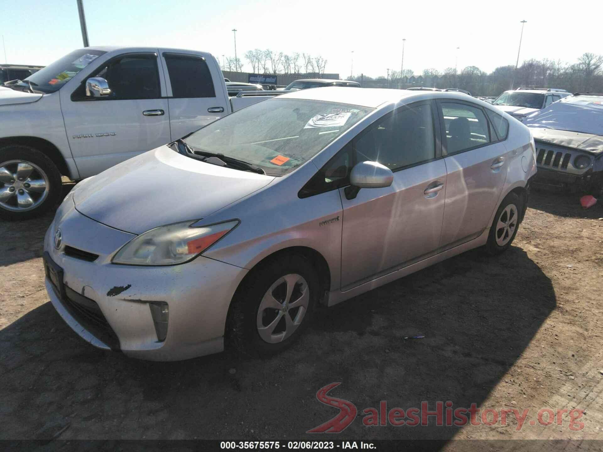 JTDKN3DUXC5462498 2012 TOYOTA PRIUS