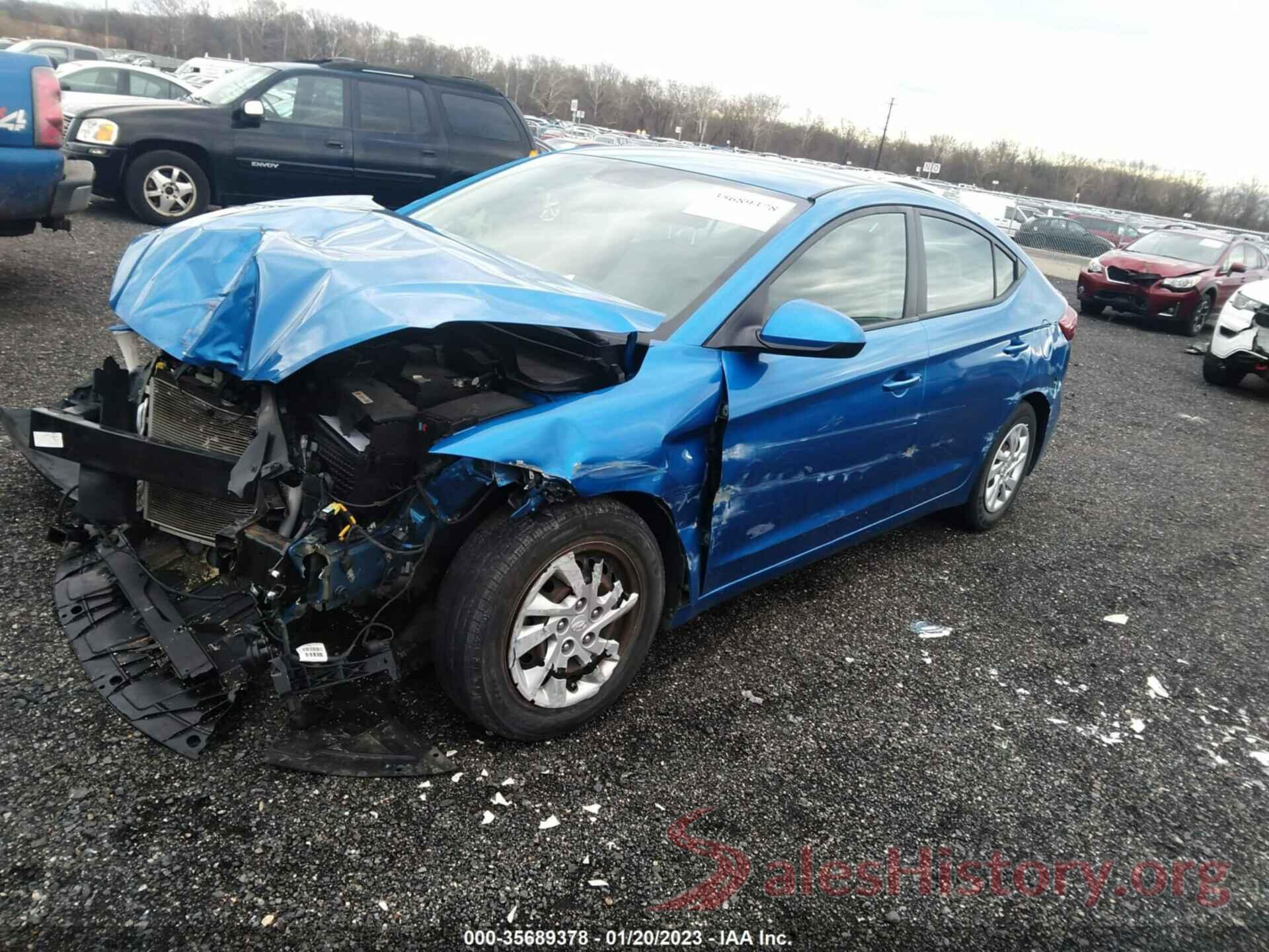 5NPD74LF6JH239206 2018 HYUNDAI ELANTRA