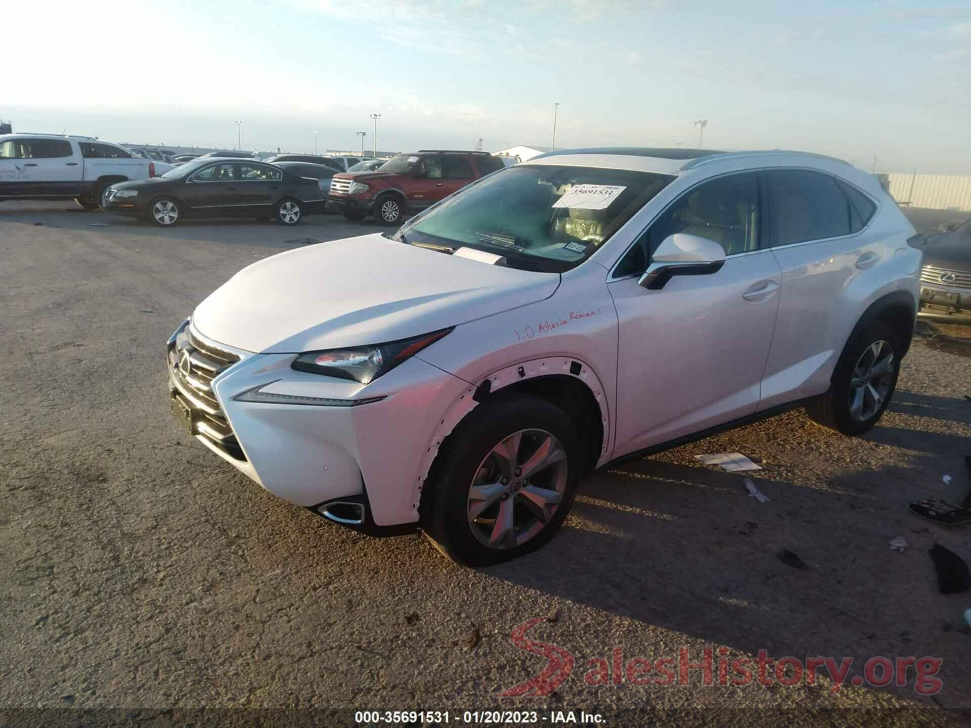 JTJYARBZ5H2060451 2017 LEXUS NX