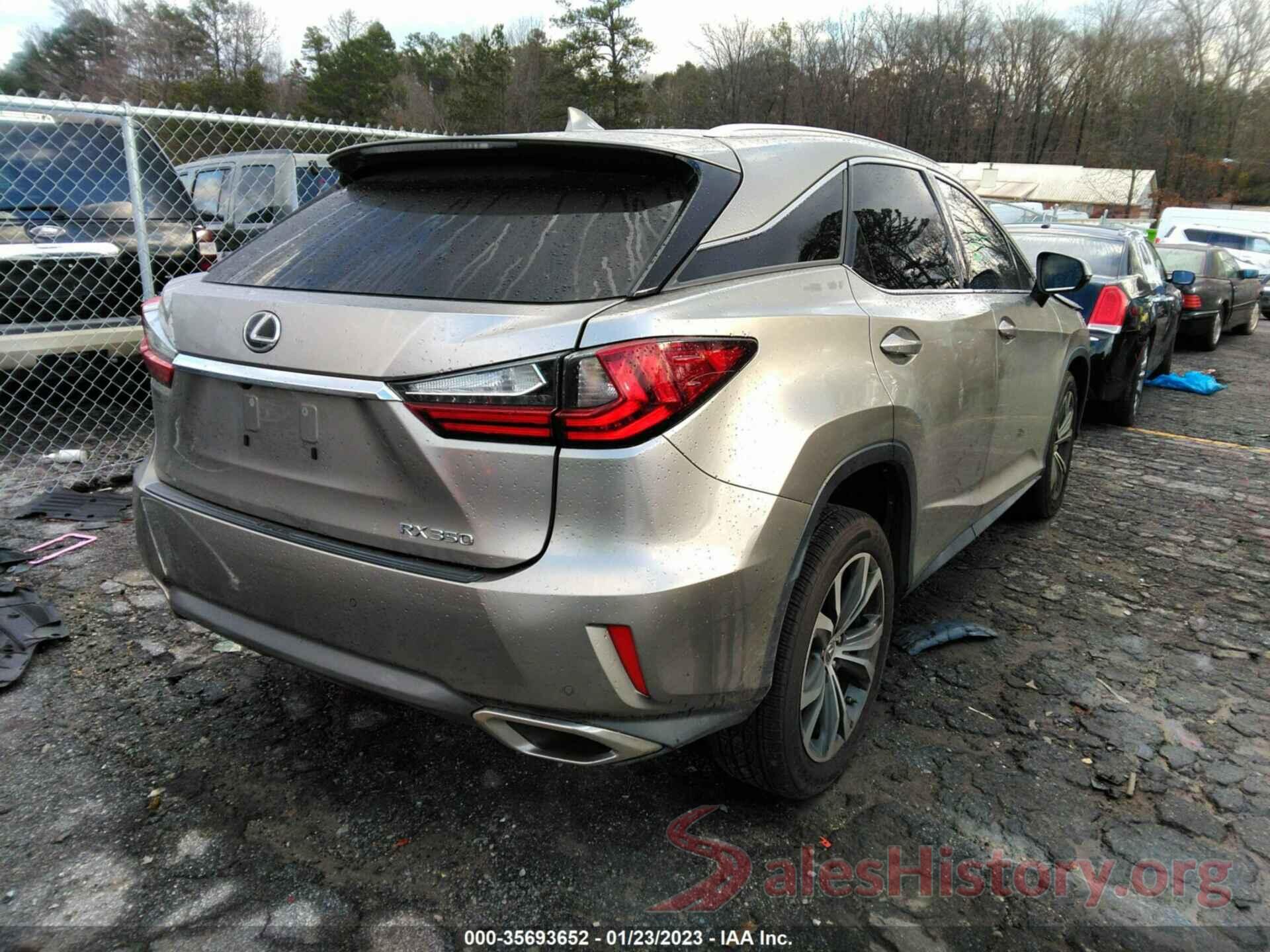 2T2ZZMCA0HC044411 2017 LEXUS RX