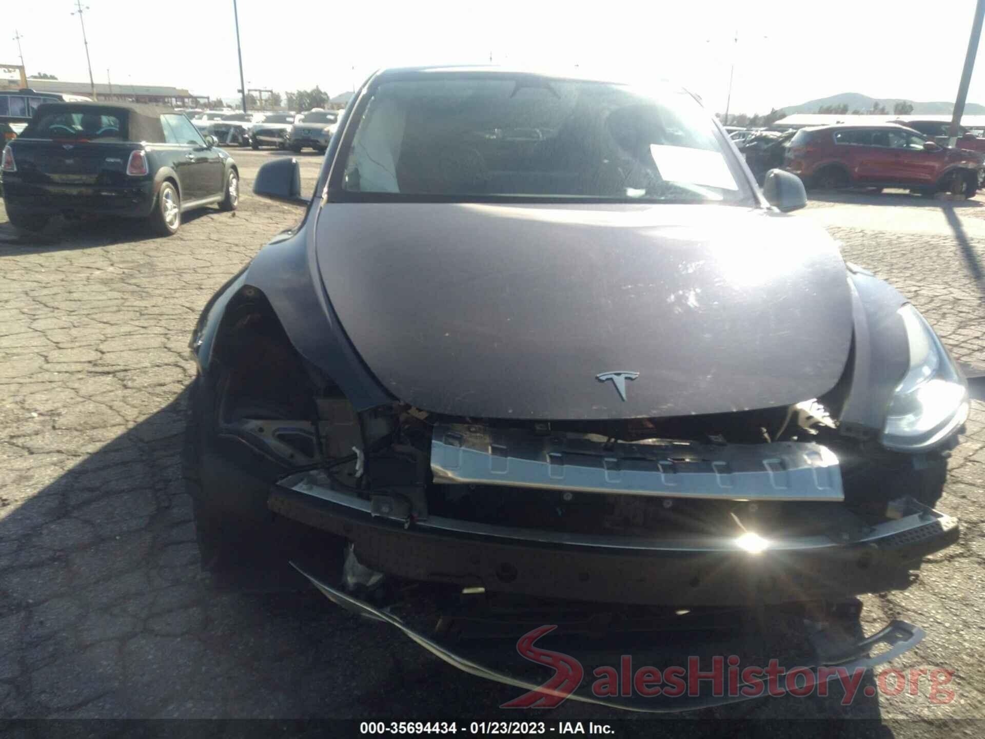 5YJYGDEE3MF213591 2021 TESLA MODEL Y