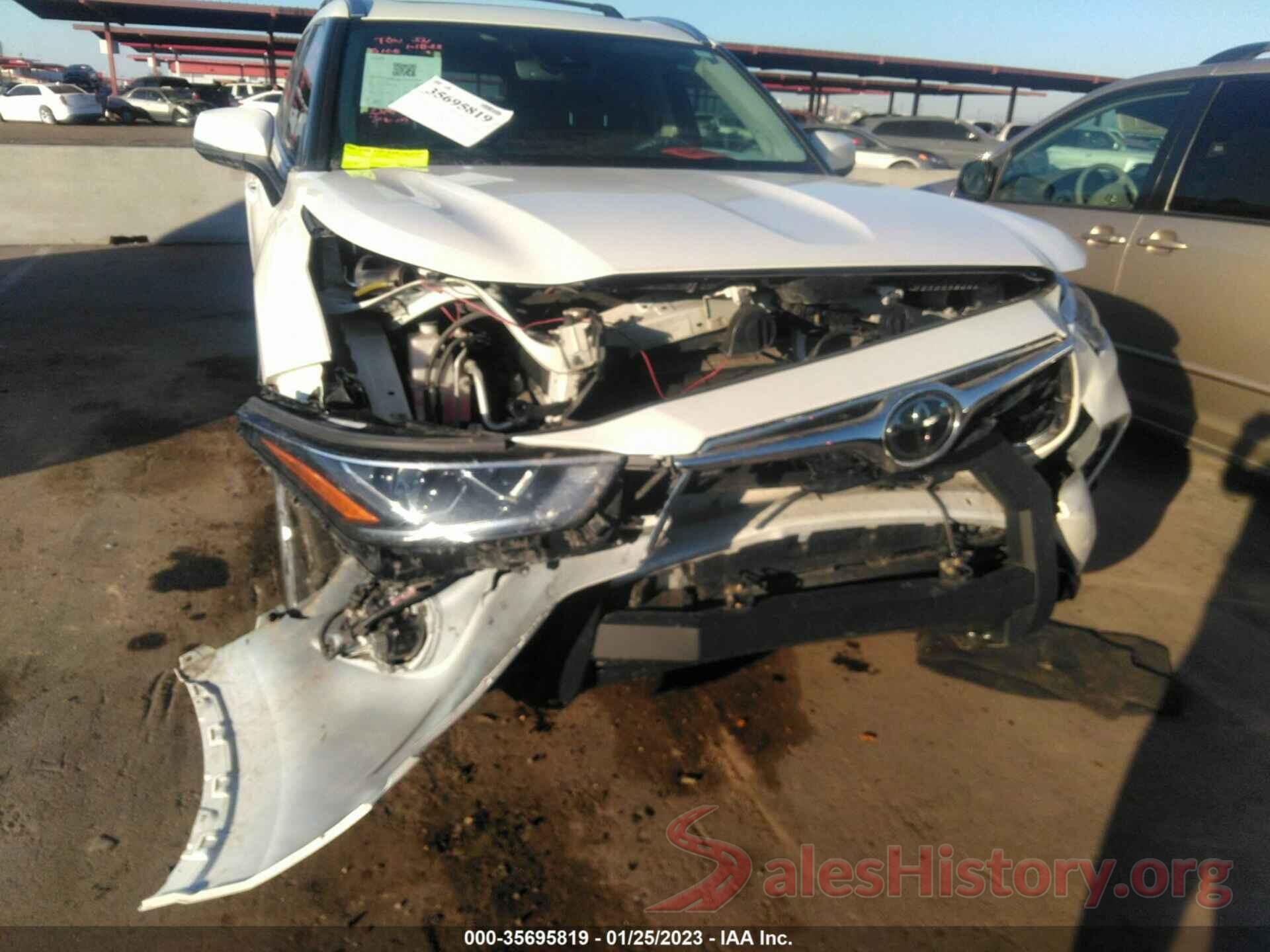 5TDDZRBHXLS001009 2020 TOYOTA HIGHLANDER