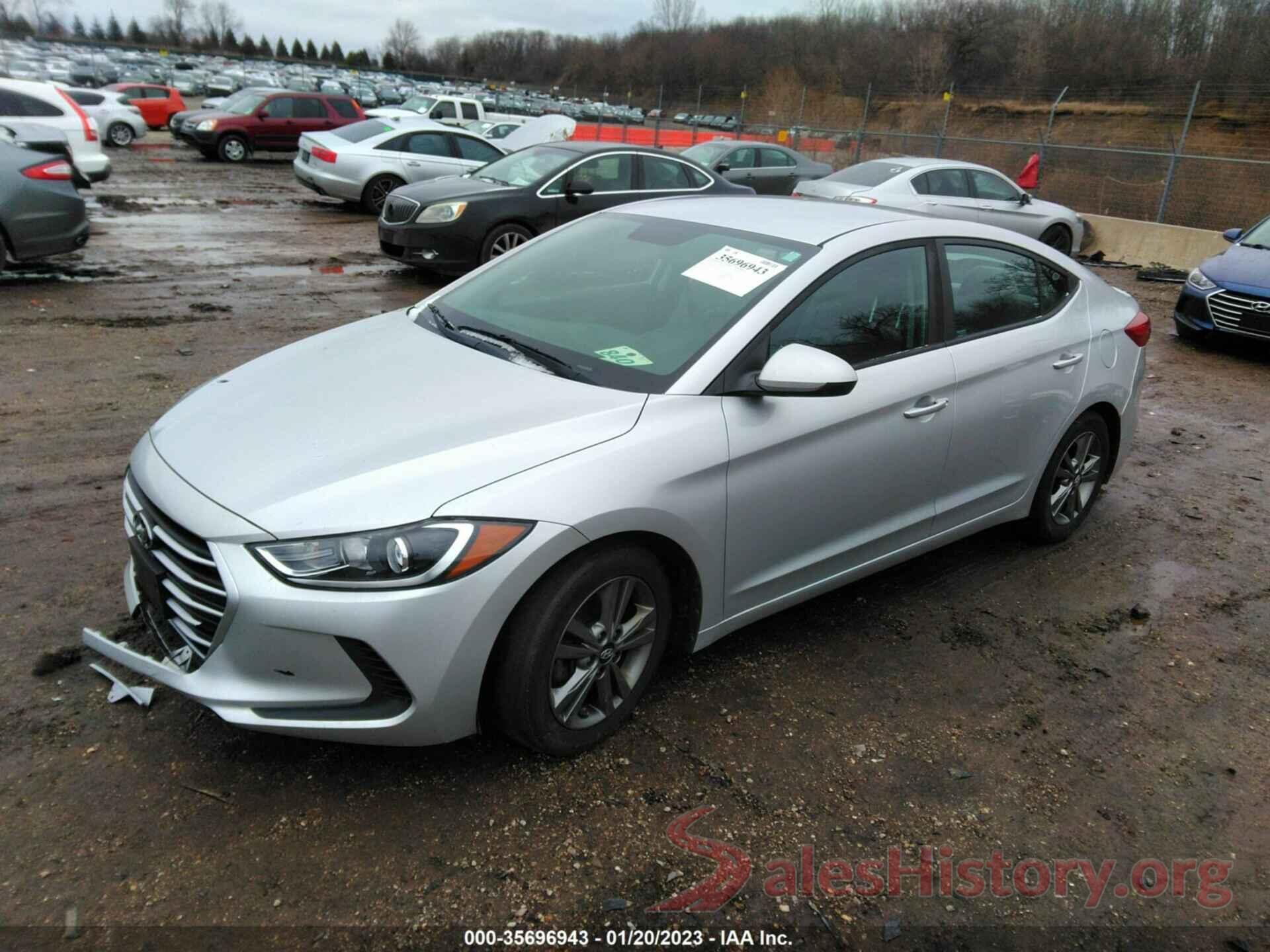 5NPD84LF7JH226431 2018 HYUNDAI ELANTRA