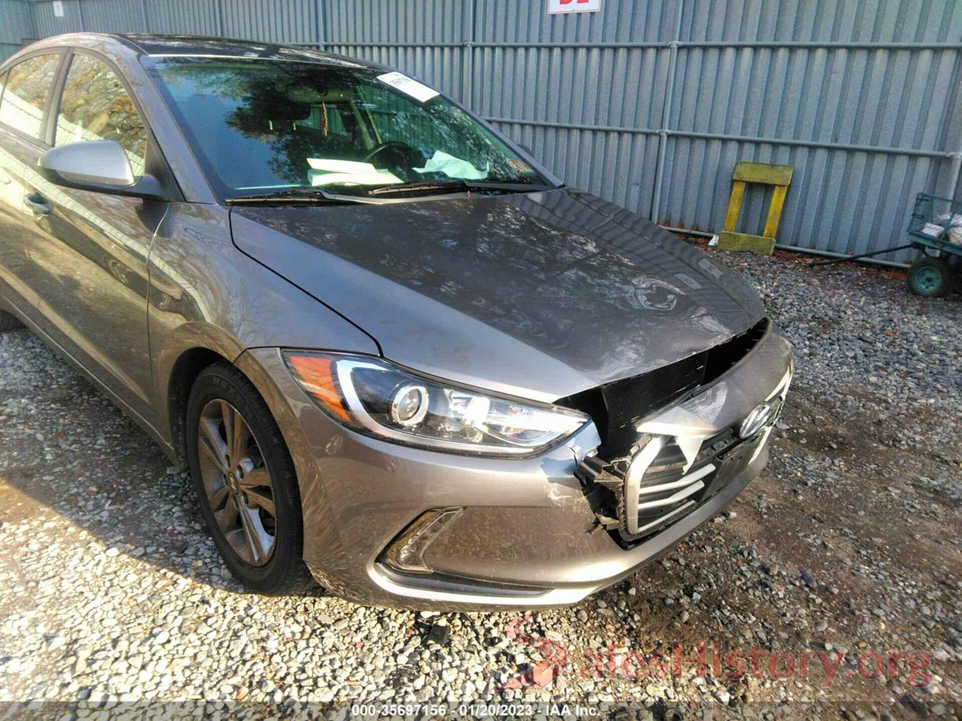 5NPD84LF7JH259381 2018 HYUNDAI ELANTRA