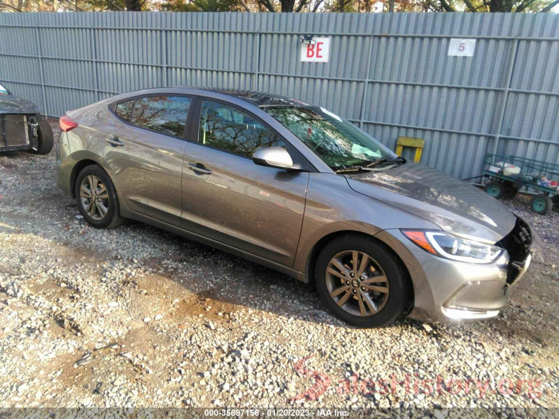 5NPD84LF7JH259381 2018 HYUNDAI ELANTRA