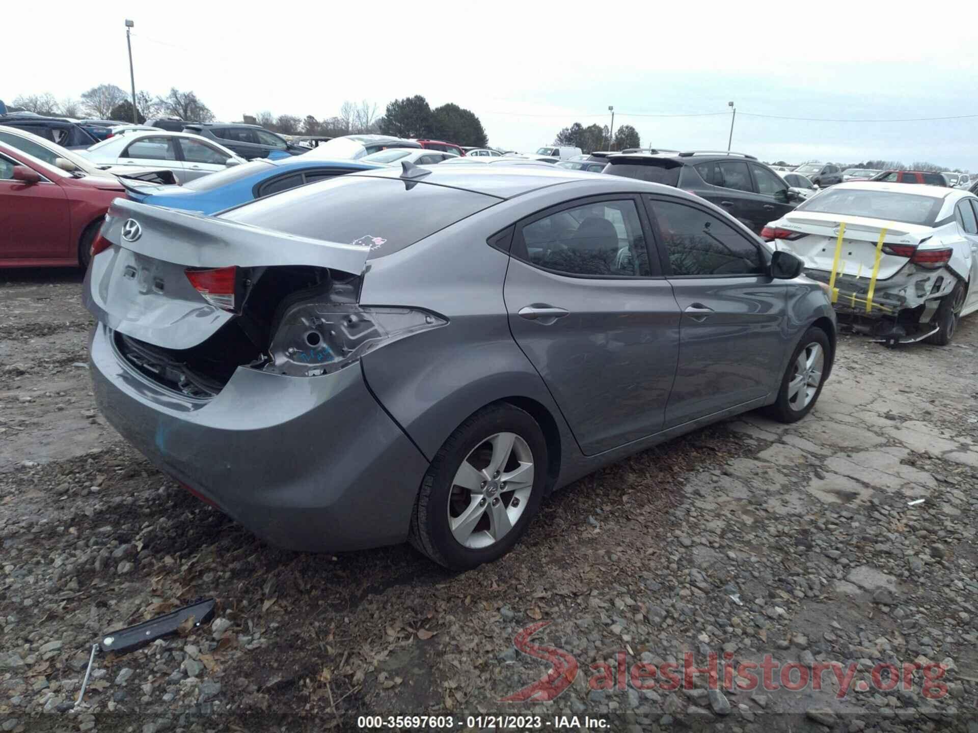 KMHDH4AE5DU987796 2013 HYUNDAI ELANTRA