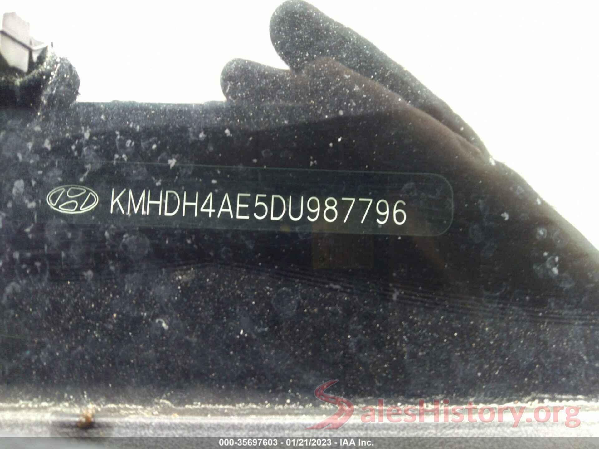 KMHDH4AE5DU987796 2013 HYUNDAI ELANTRA