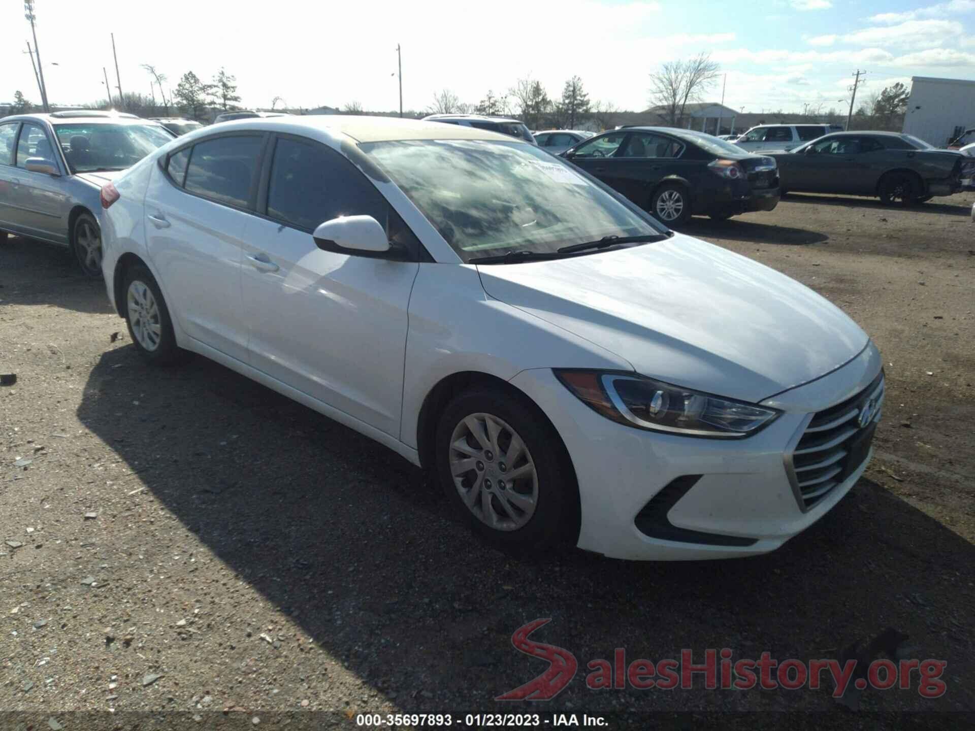 5NPD74LF2HH127853 2017 HYUNDAI ELANTRA