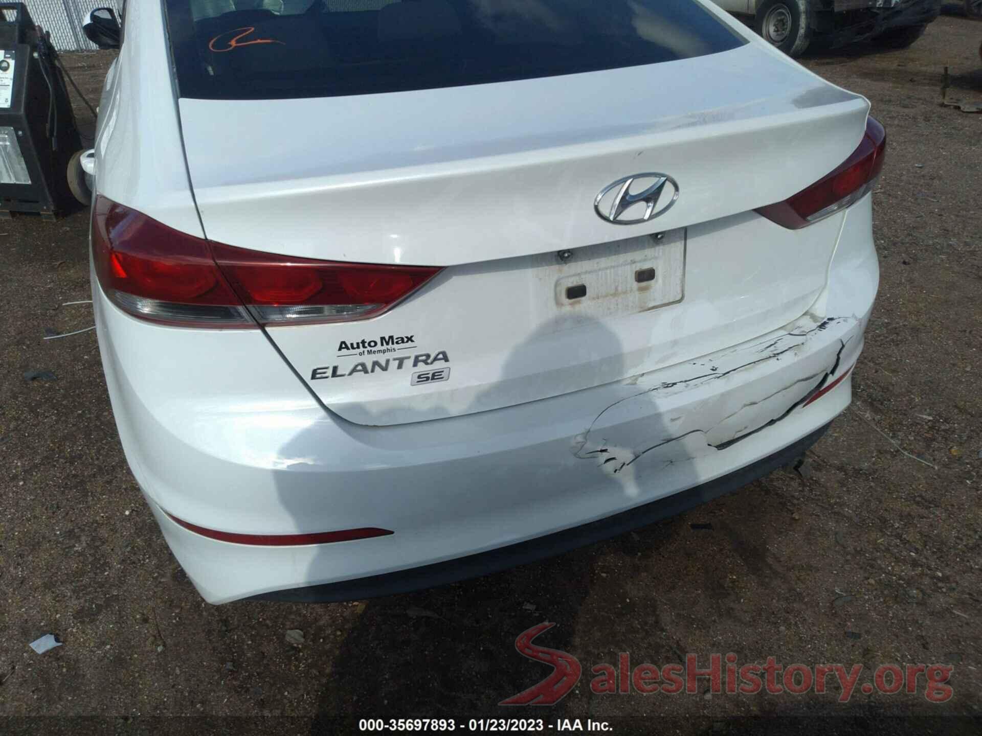 5NPD74LF2HH127853 2017 HYUNDAI ELANTRA