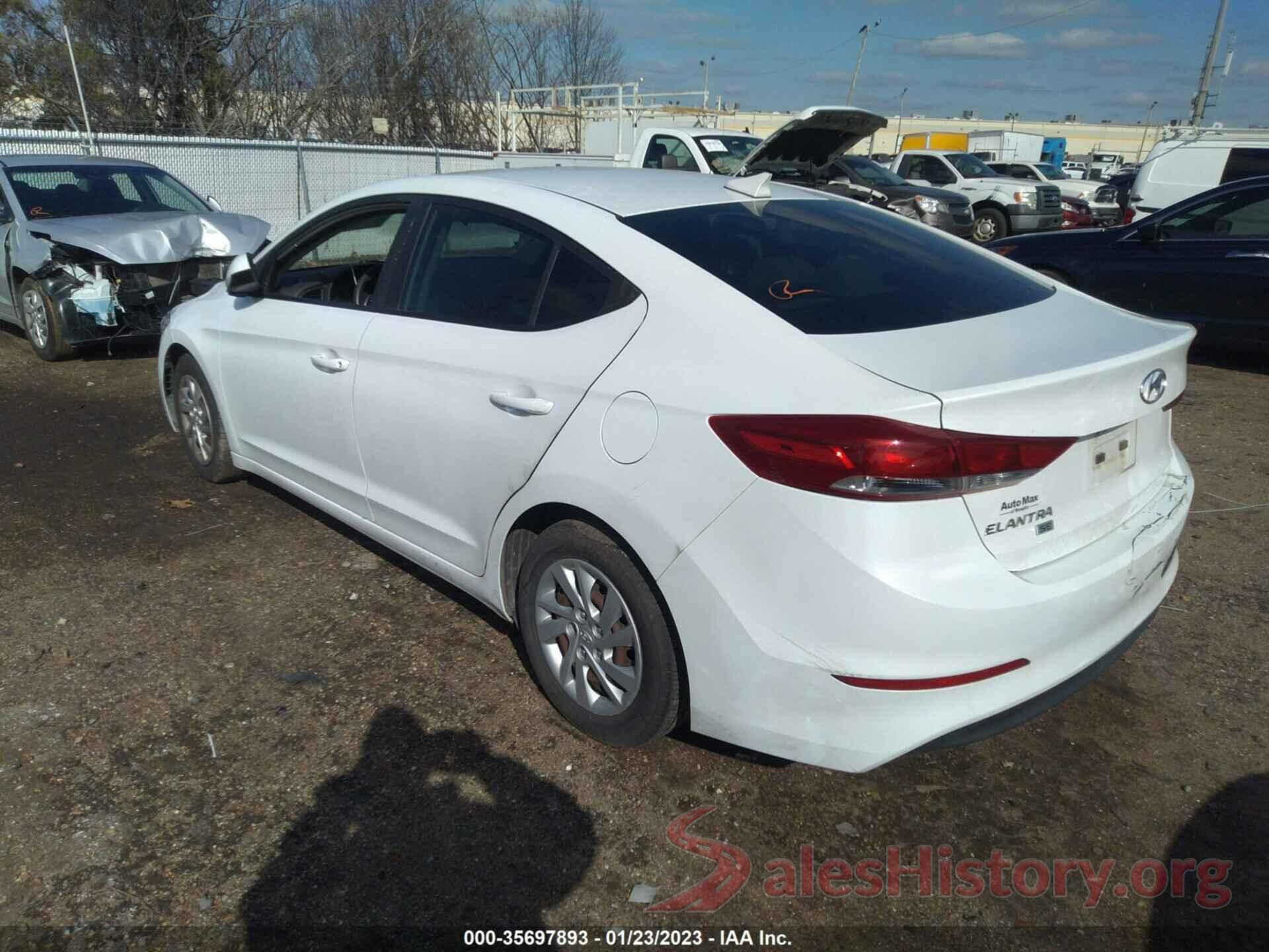 5NPD74LF2HH127853 2017 HYUNDAI ELANTRA