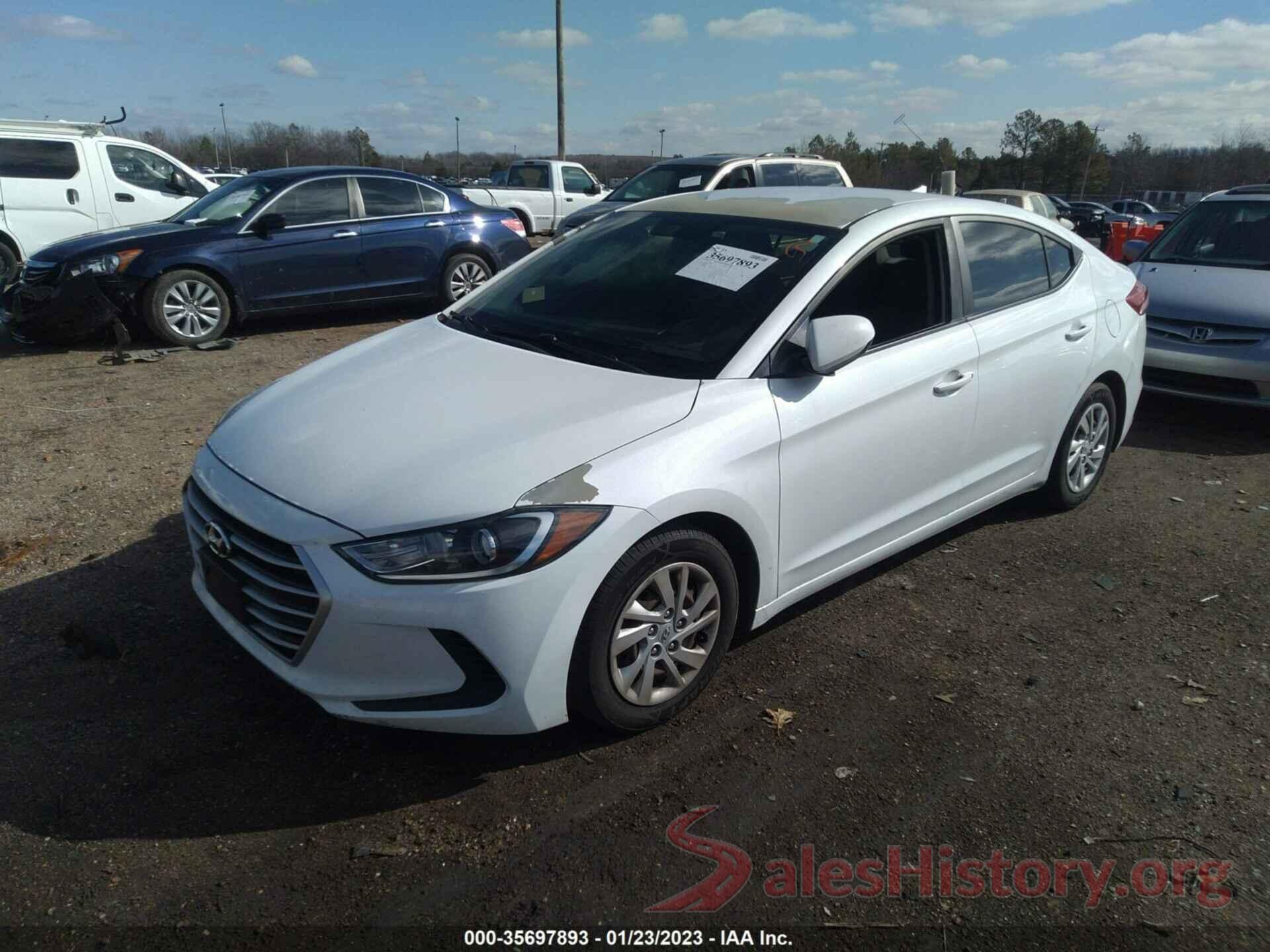 5NPD74LF2HH127853 2017 HYUNDAI ELANTRA