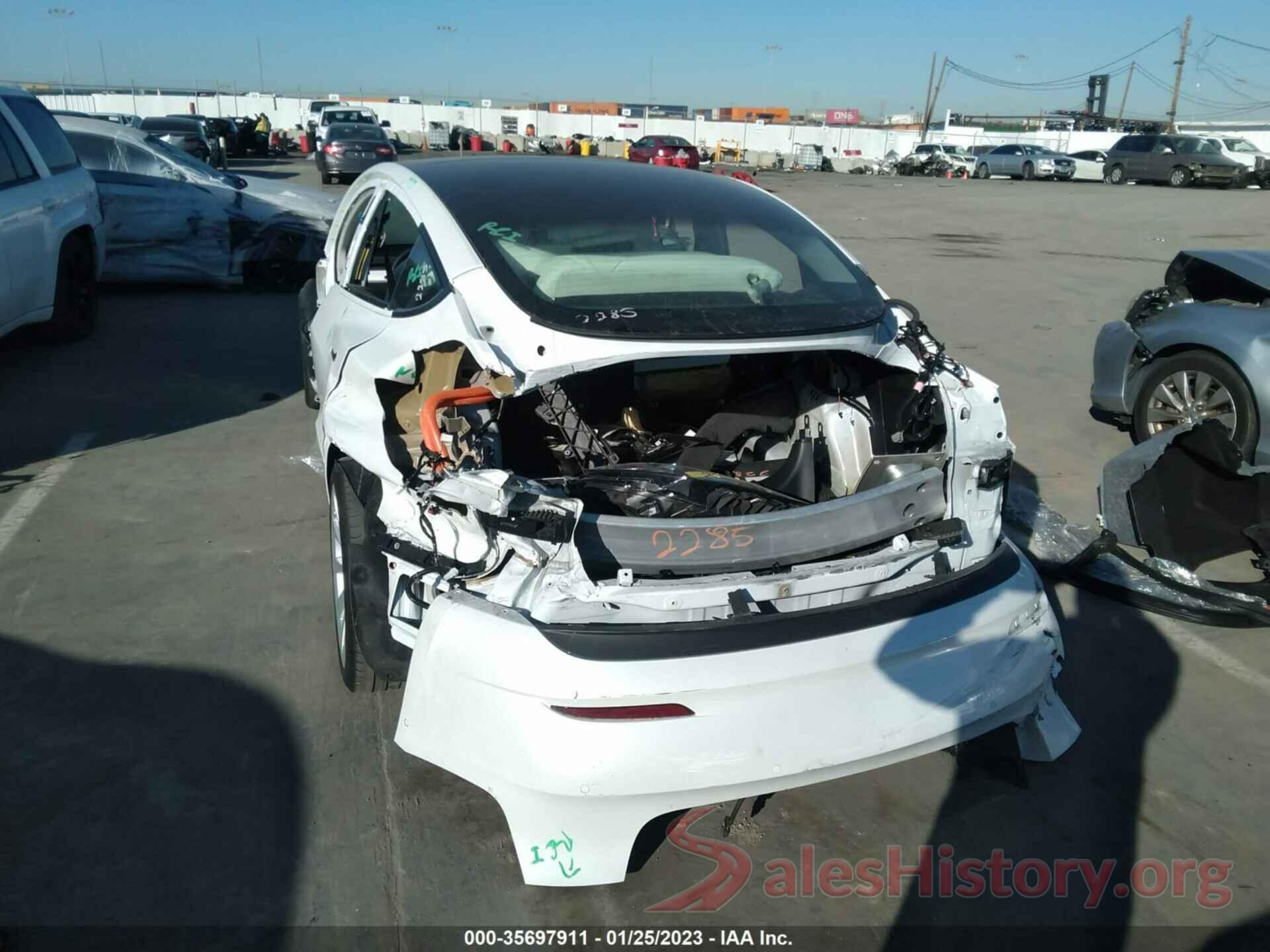 5YJ3E1EB2MF015654 2021 TESLA MODEL 3