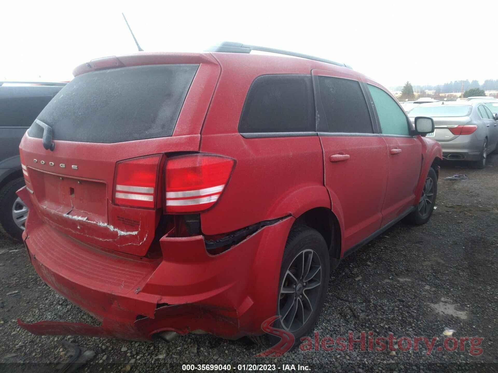 3C4PDCAB0JT242599 2018 DODGE JOURNEY