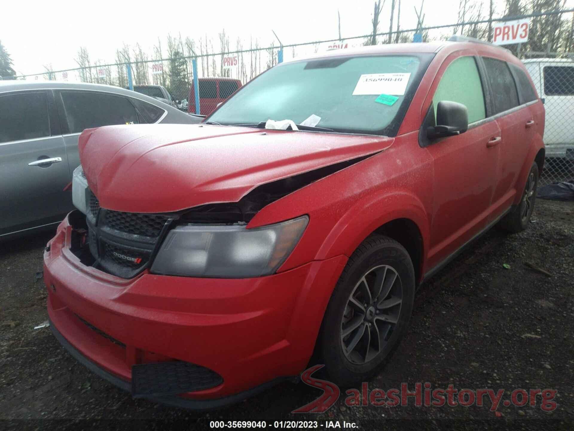 3C4PDCAB0JT242599 2018 DODGE JOURNEY