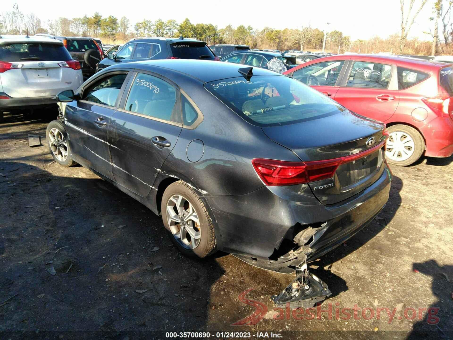 3KPF24ADXKE091219 2019 KIA FORTE