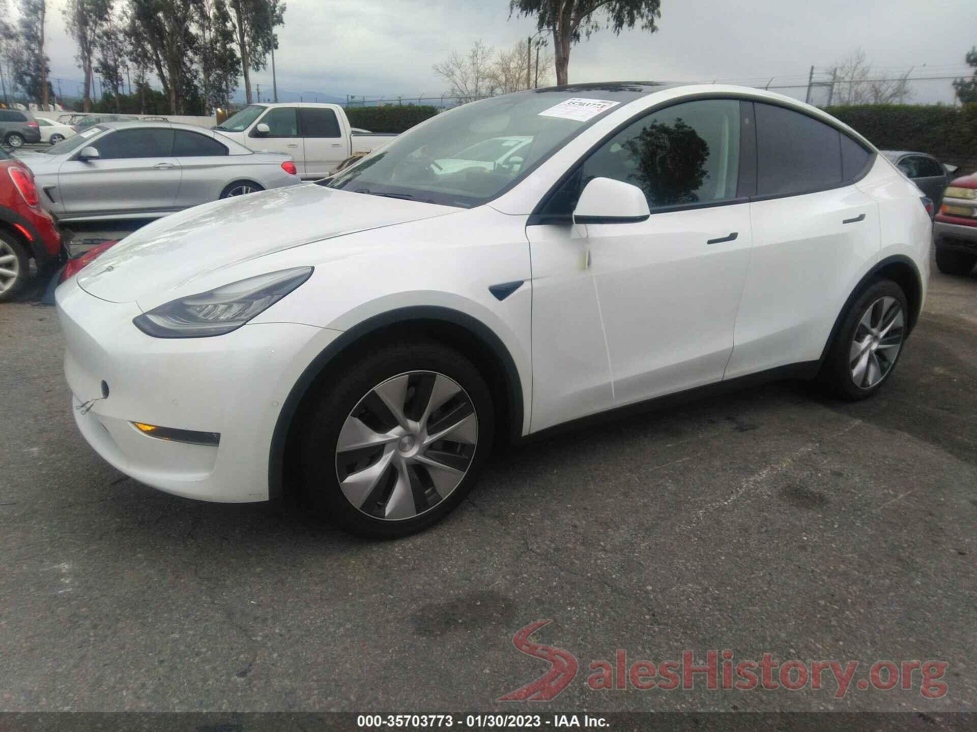 5YJYGDEE5LF053924 2020 TESLA MODEL Y