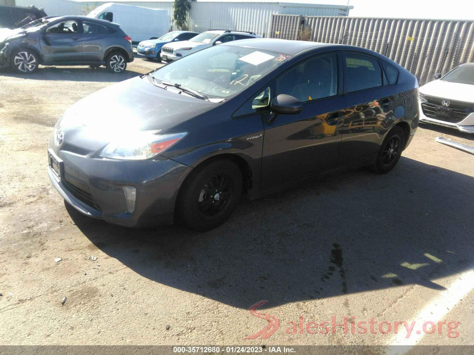 JTDKN3DU4F1907622 2015 TOYOTA PRIUS