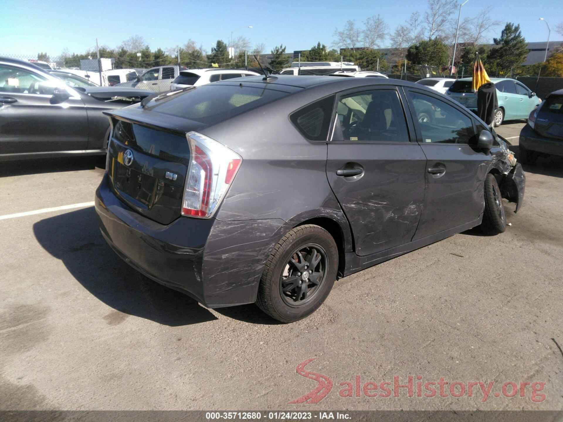 JTDKN3DU4F1907622 2015 TOYOTA PRIUS