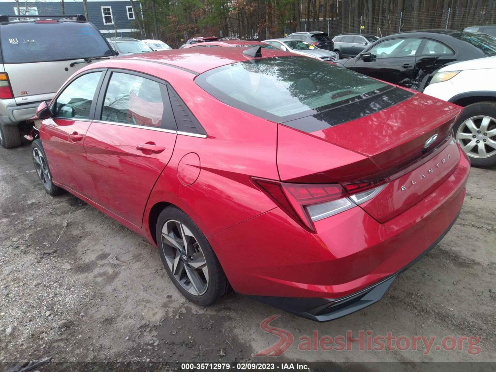 5NPLN4AG7NH070073 2022 HYUNDAI ELANTRA