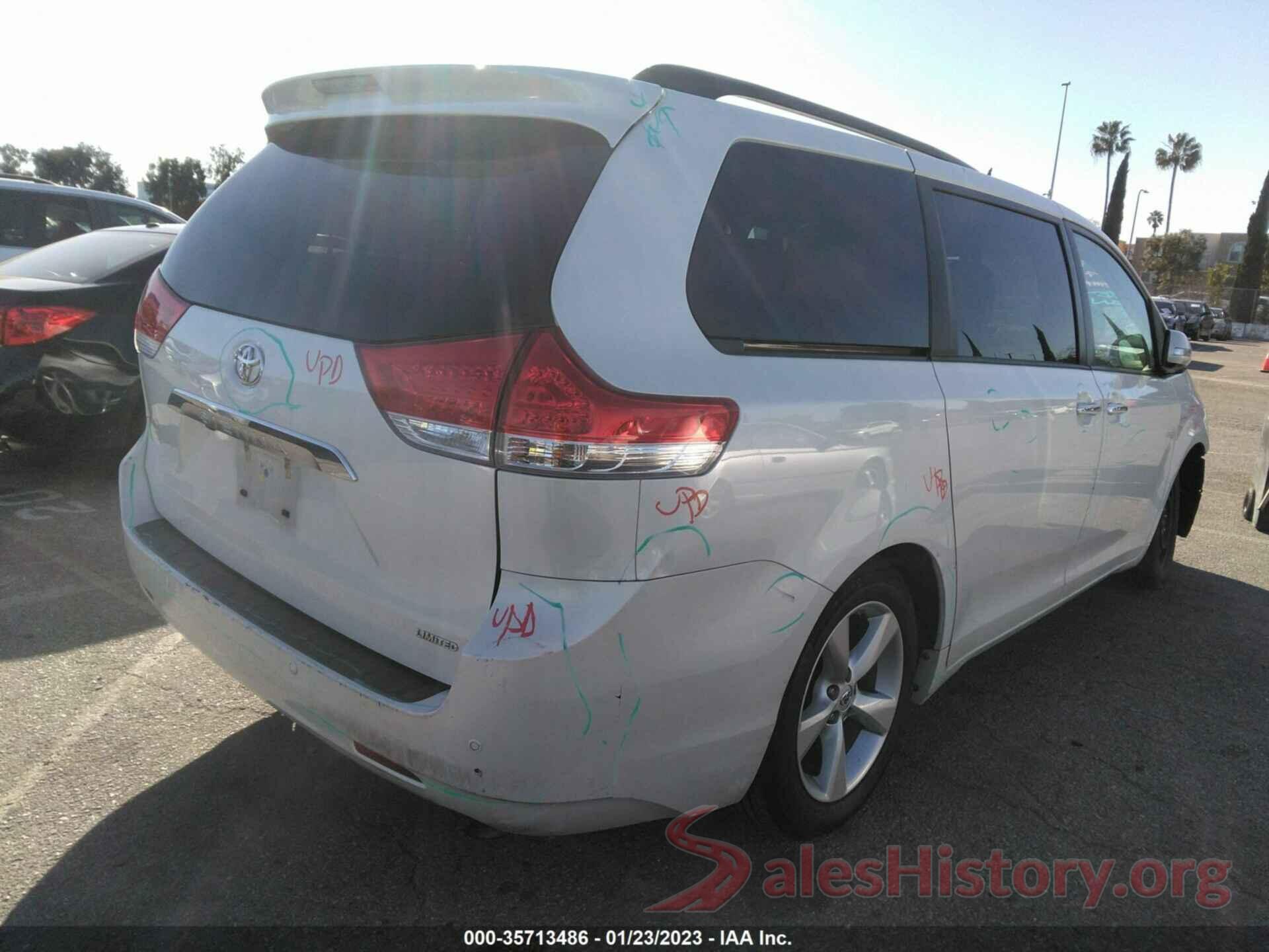 5TDYK3DC1ES492478 2014 TOYOTA SIENNA