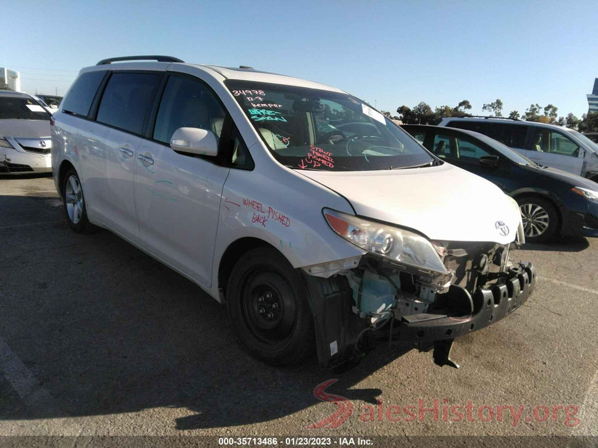 5TDYK3DC1ES492478 2014 TOYOTA SIENNA