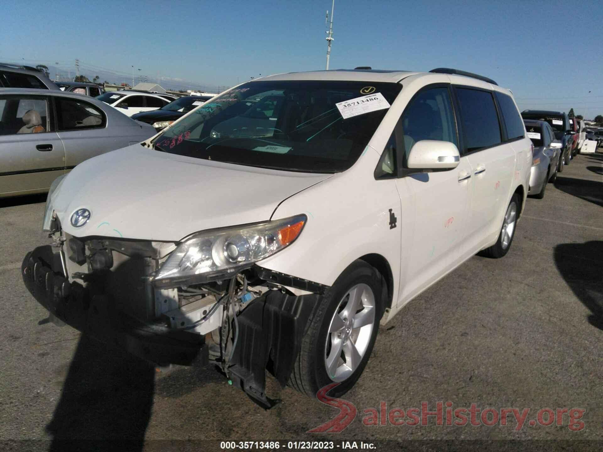 5TDYK3DC1ES492478 2014 TOYOTA SIENNA