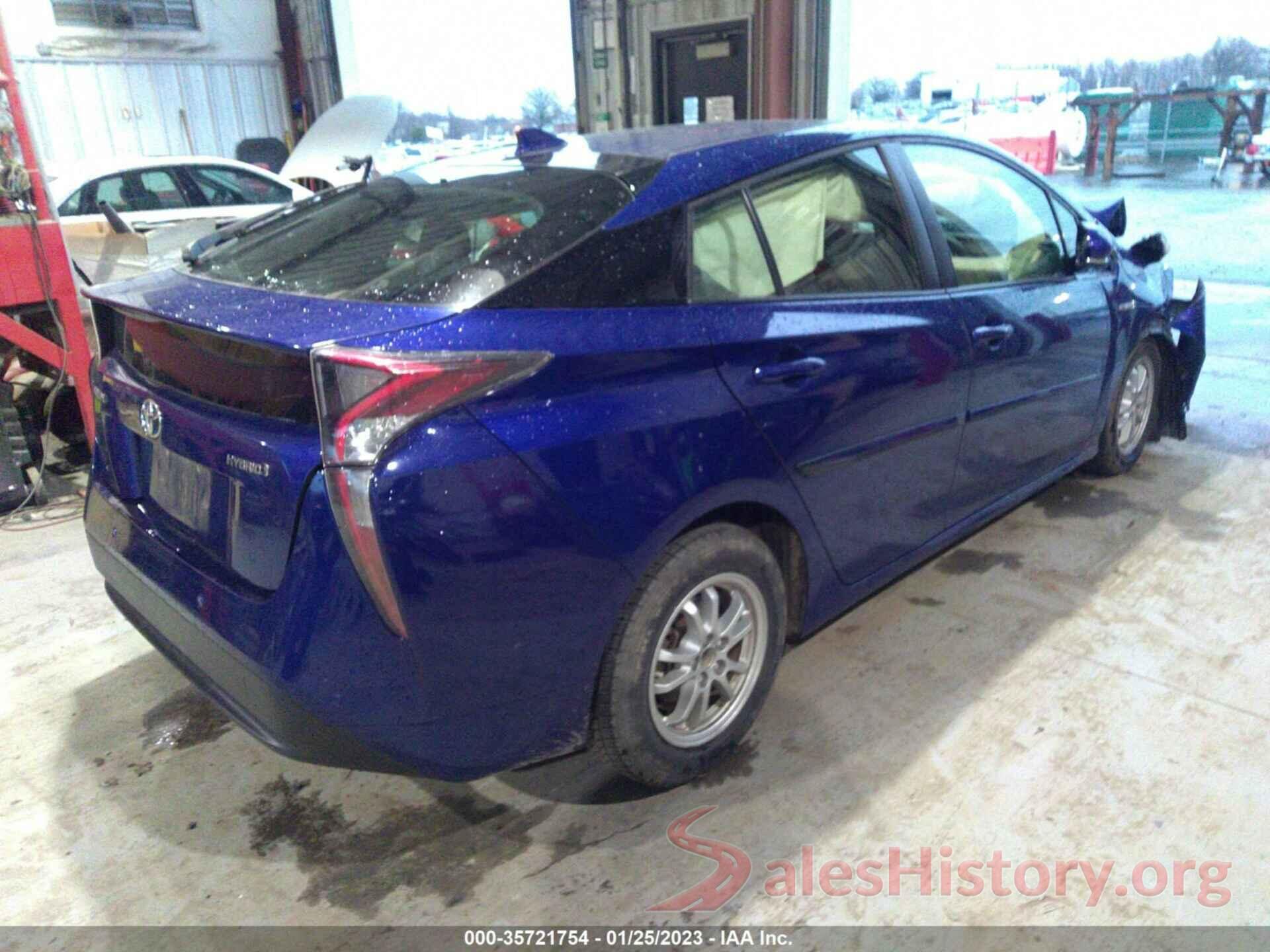 JTDKARFU9H3047896 2017 TOYOTA PRIUS