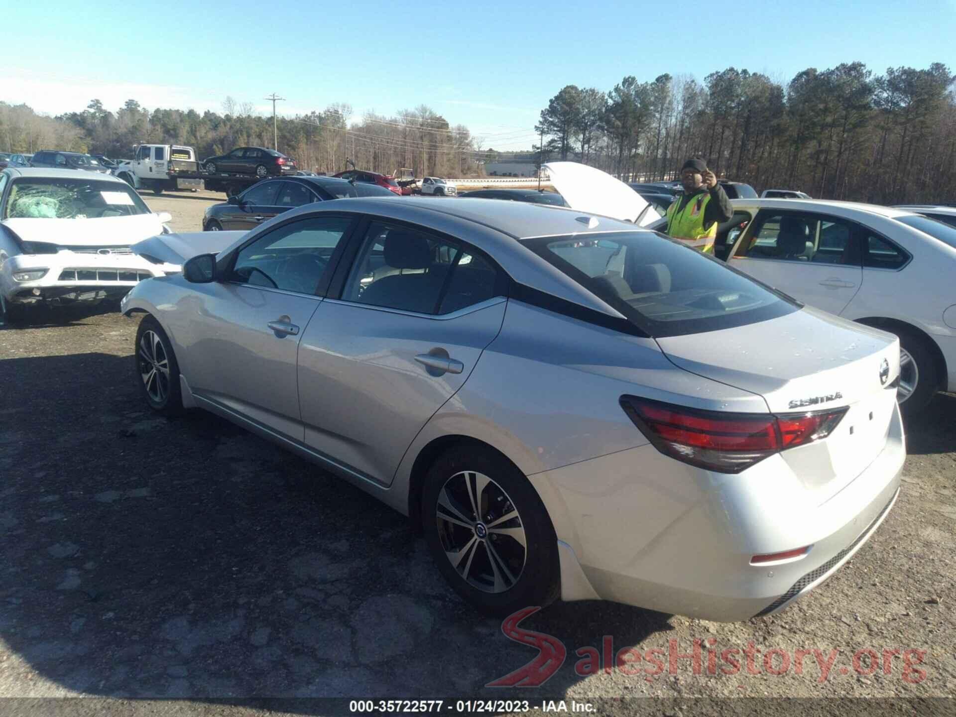 3N1AB8CV0LY257614 2020 NISSAN SENTRA