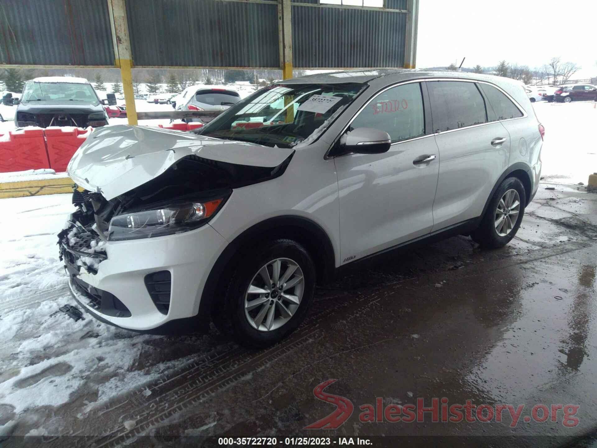 5XYPGDA50KG493431 2019 KIA SORENTO