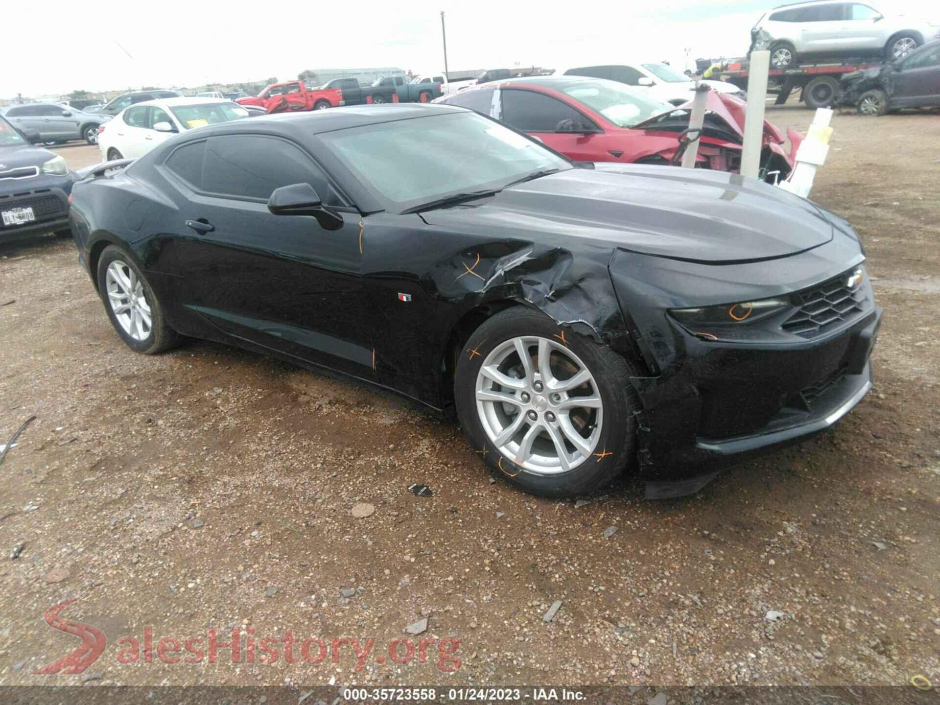 2020 CHEVROLET CAMARO VIN 1G1FB1RXXL0107919, auction photo