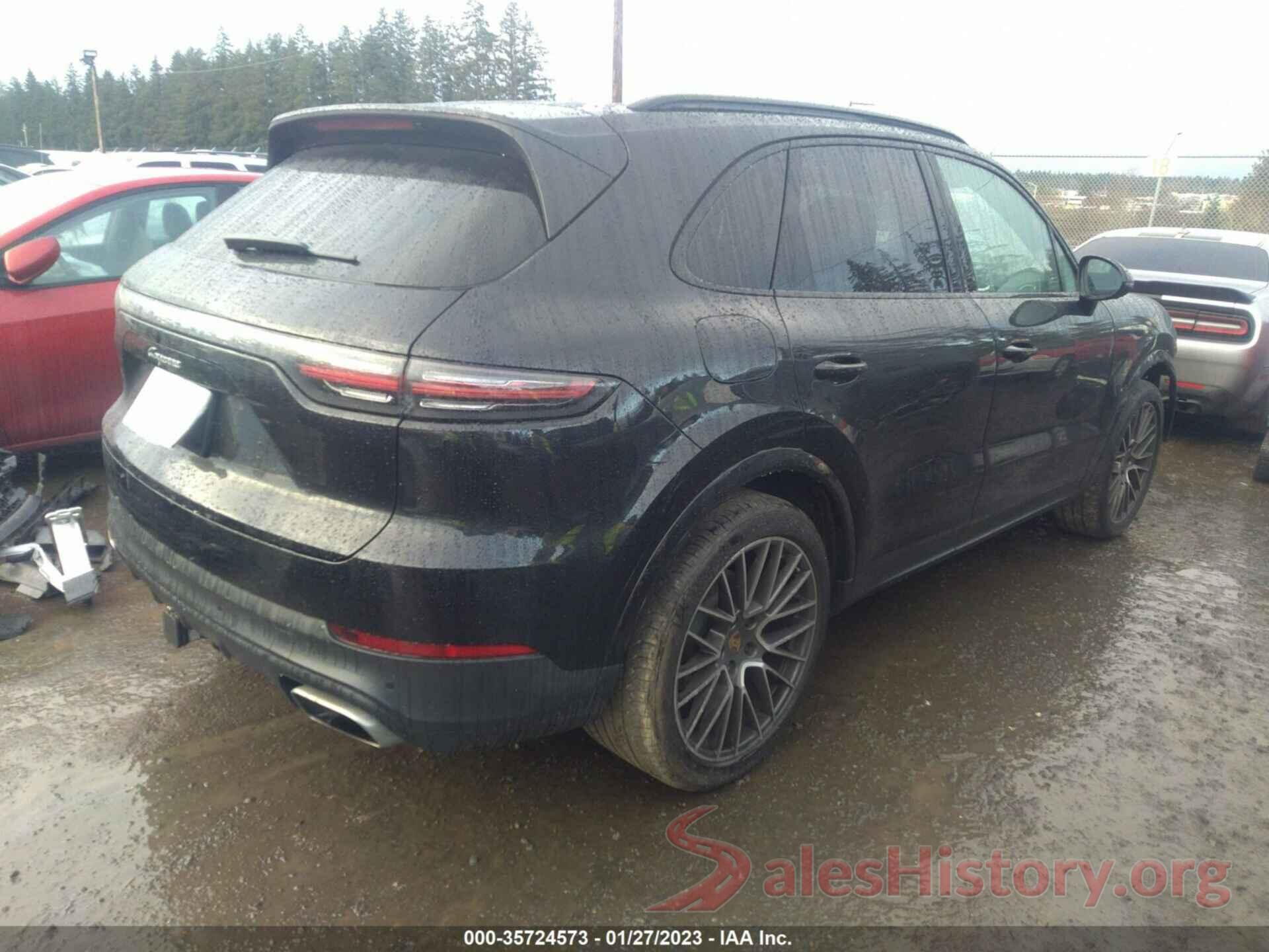 WP1AA2AYXLDA05719 2020 PORSCHE CAYENNE