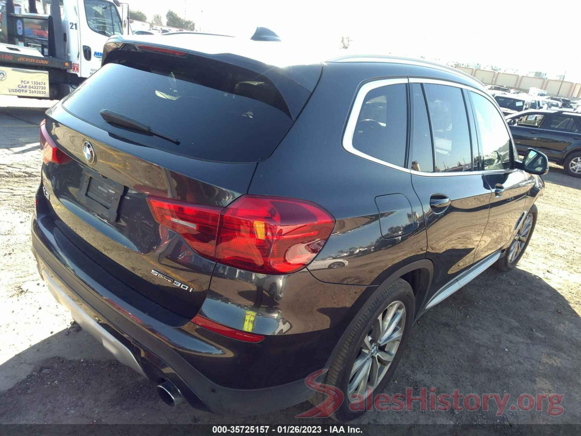 5UXTR7C59KLR50229 2019 BMW X3