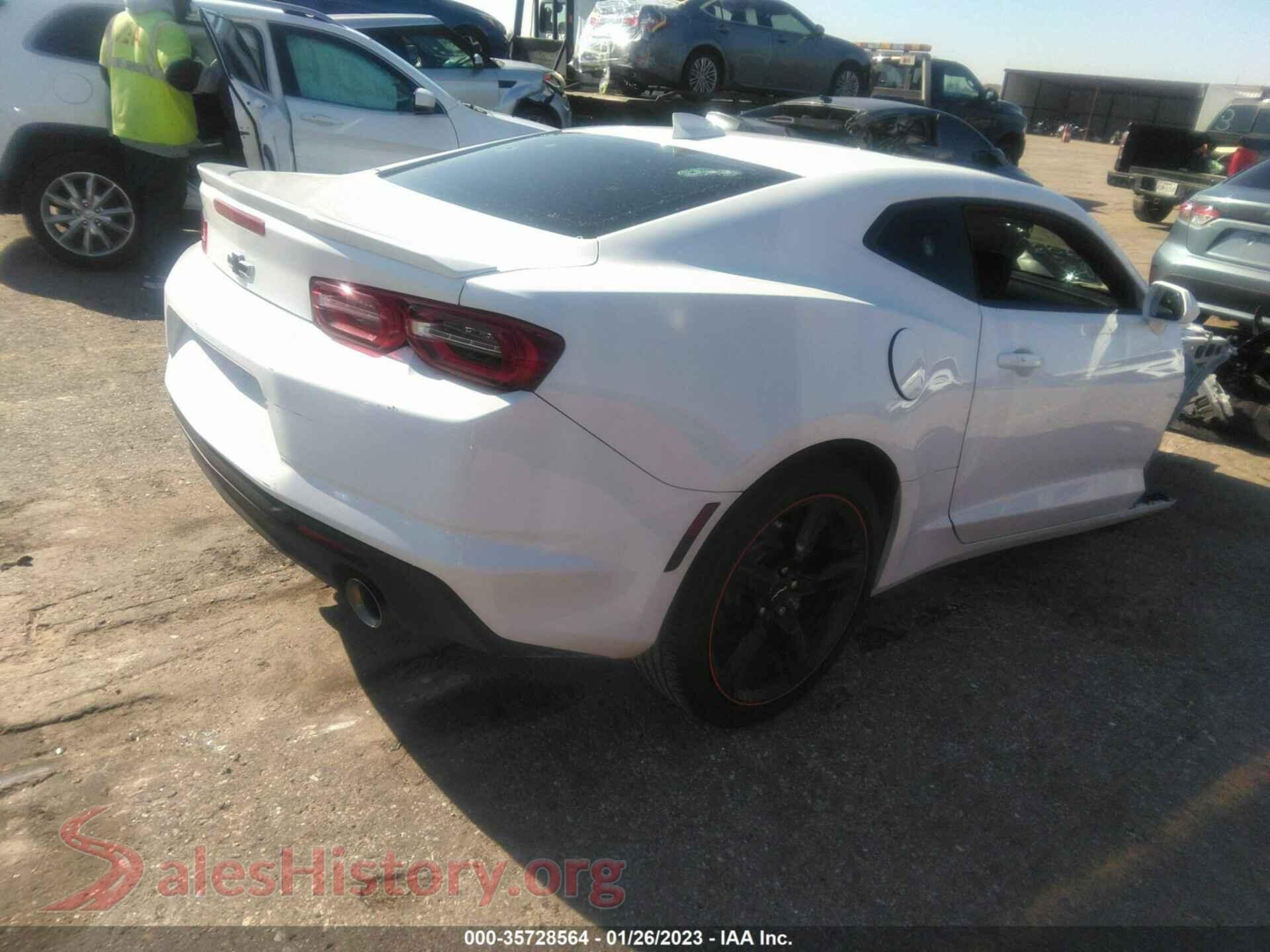 2022 CHEVROLET CAMARO VIN 1G1FF1R78N0110261, rear driver side