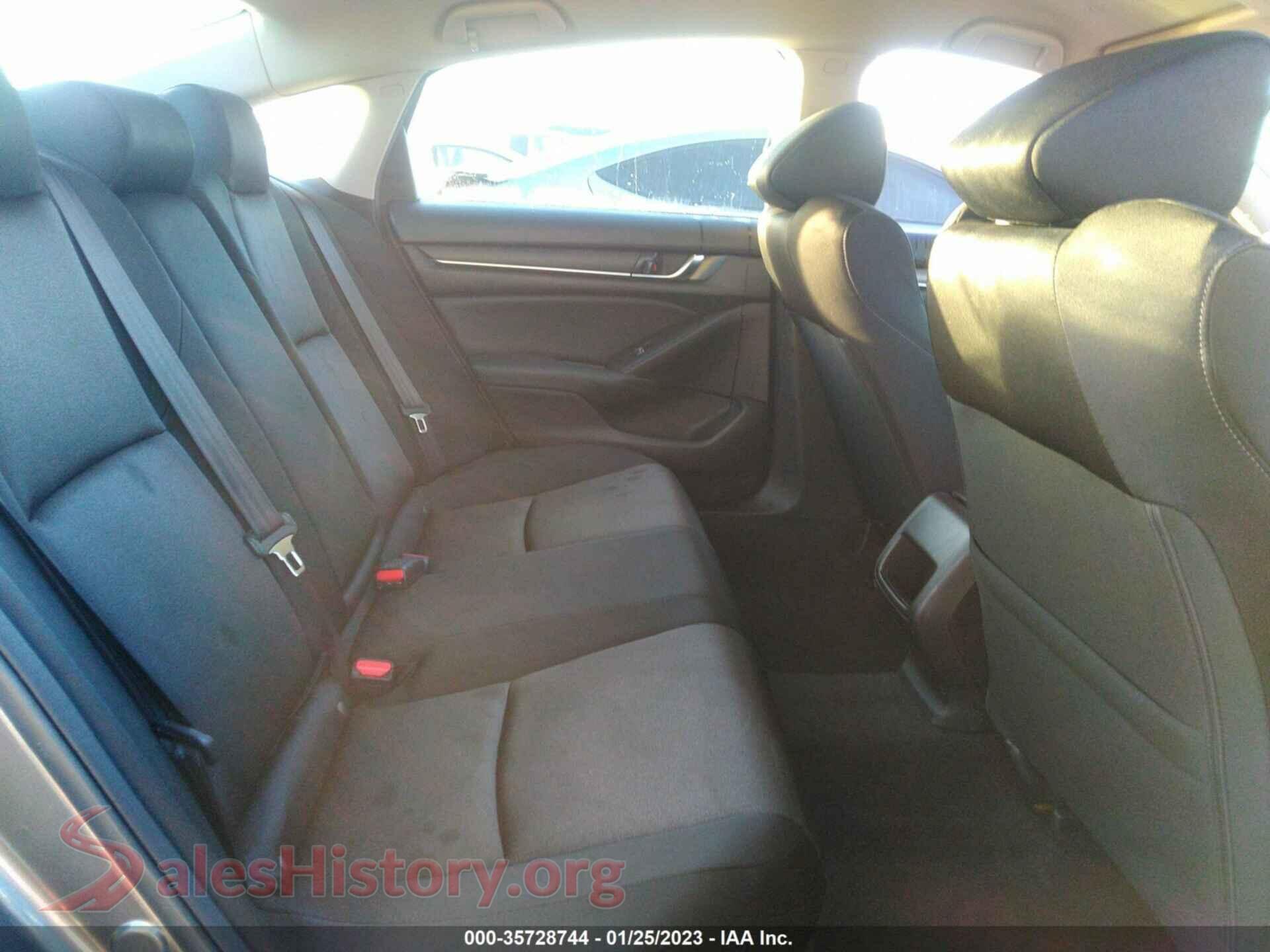 2018 HONDA ACCORD SEDAN VIN 1HGCV1F12JA240443, front passenger side