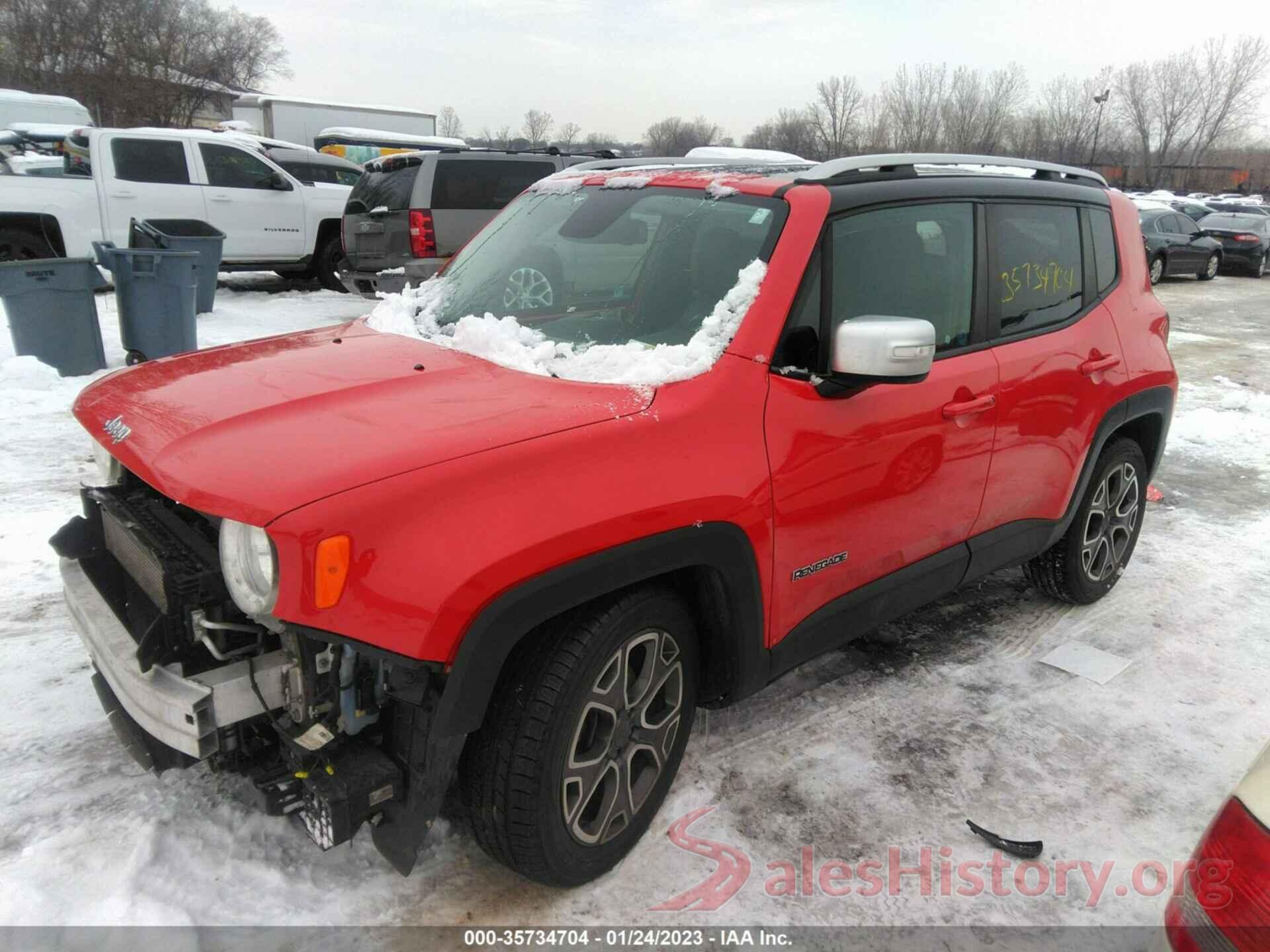 ZACCJADB9HPE43250 2017 JEEP RENEGADE