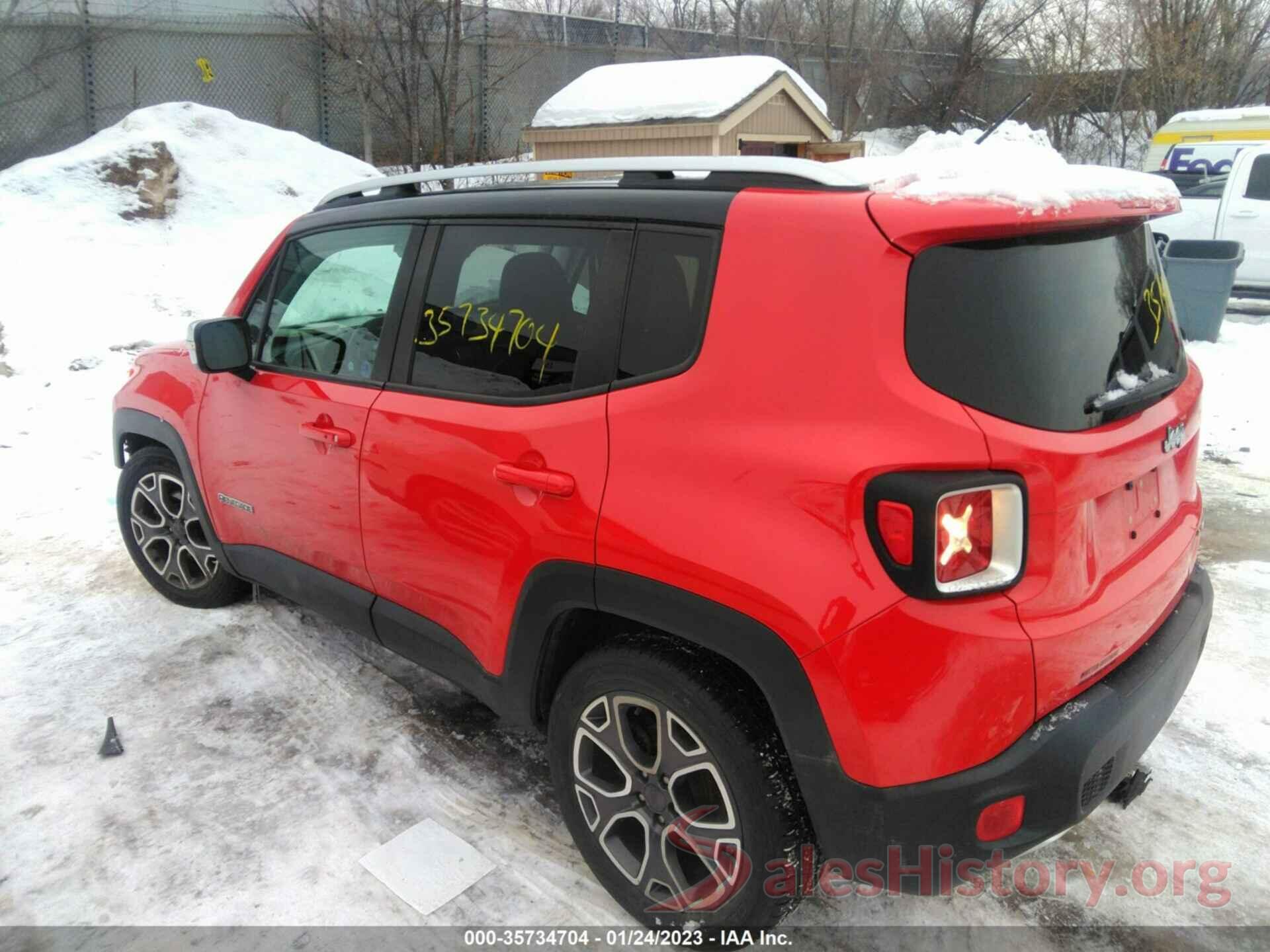 ZACCJADB9HPE43250 2017 JEEP RENEGADE