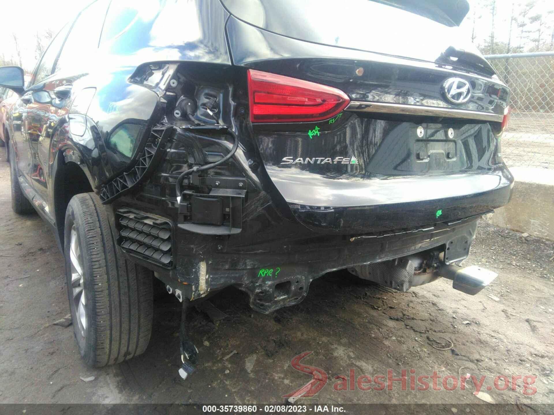 5NMS3CAD8KH025136 2019 HYUNDAI SANTA FE