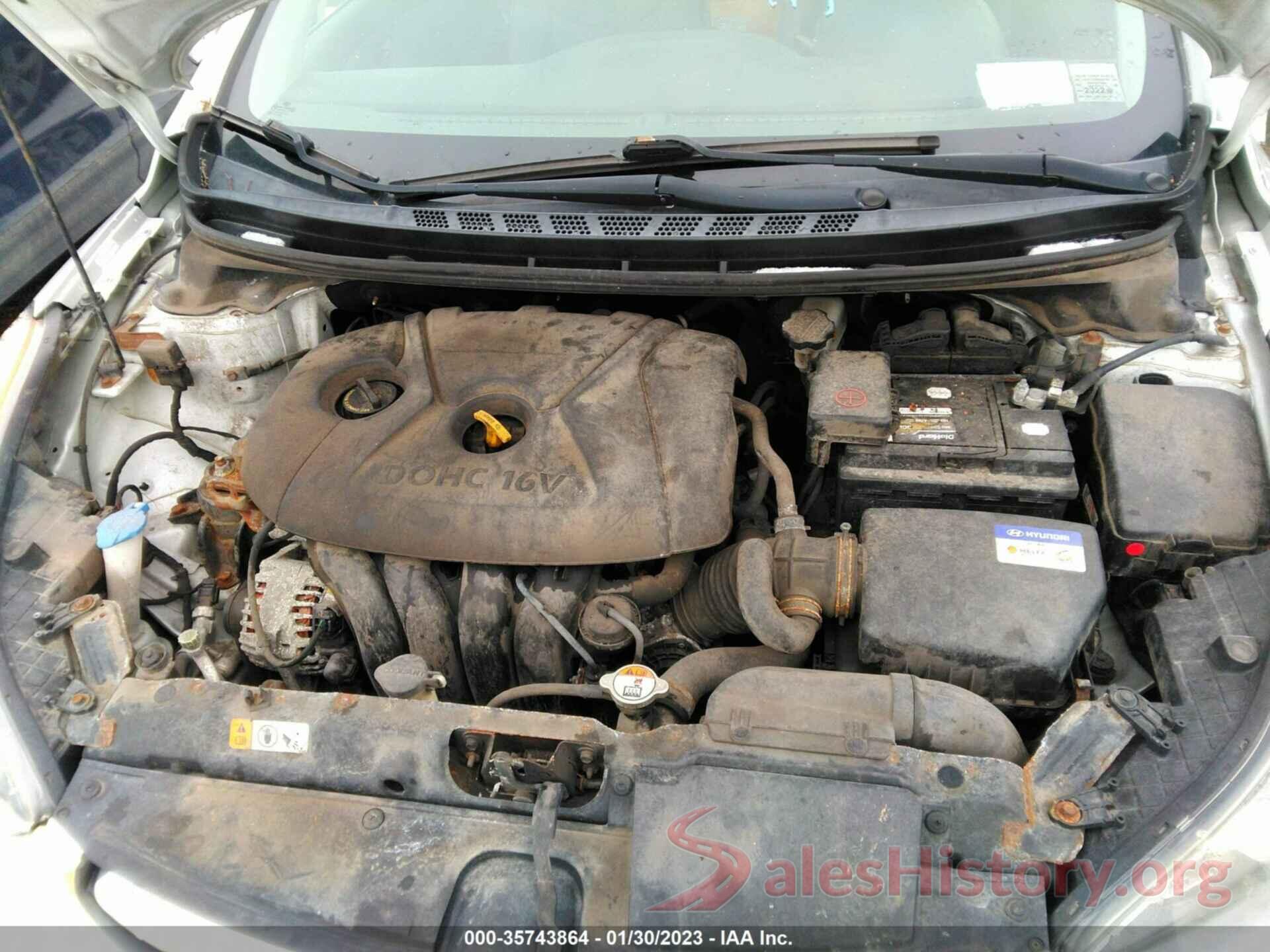 KMHDH4AE8DU953190 2013 HYUNDAI ELANTRA