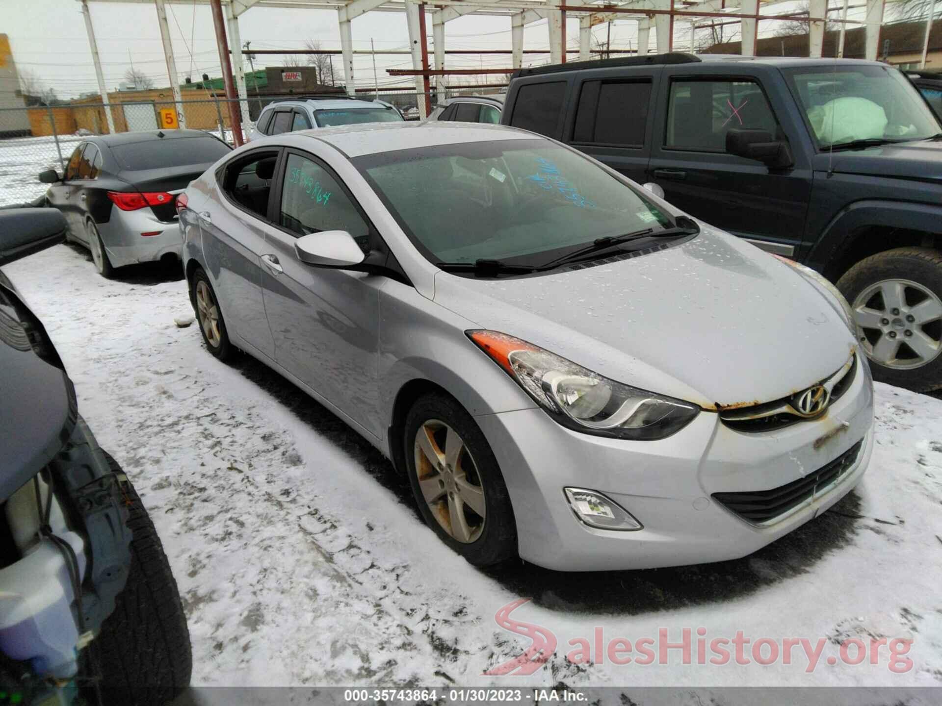 KMHDH4AE8DU953190 2013 HYUNDAI ELANTRA