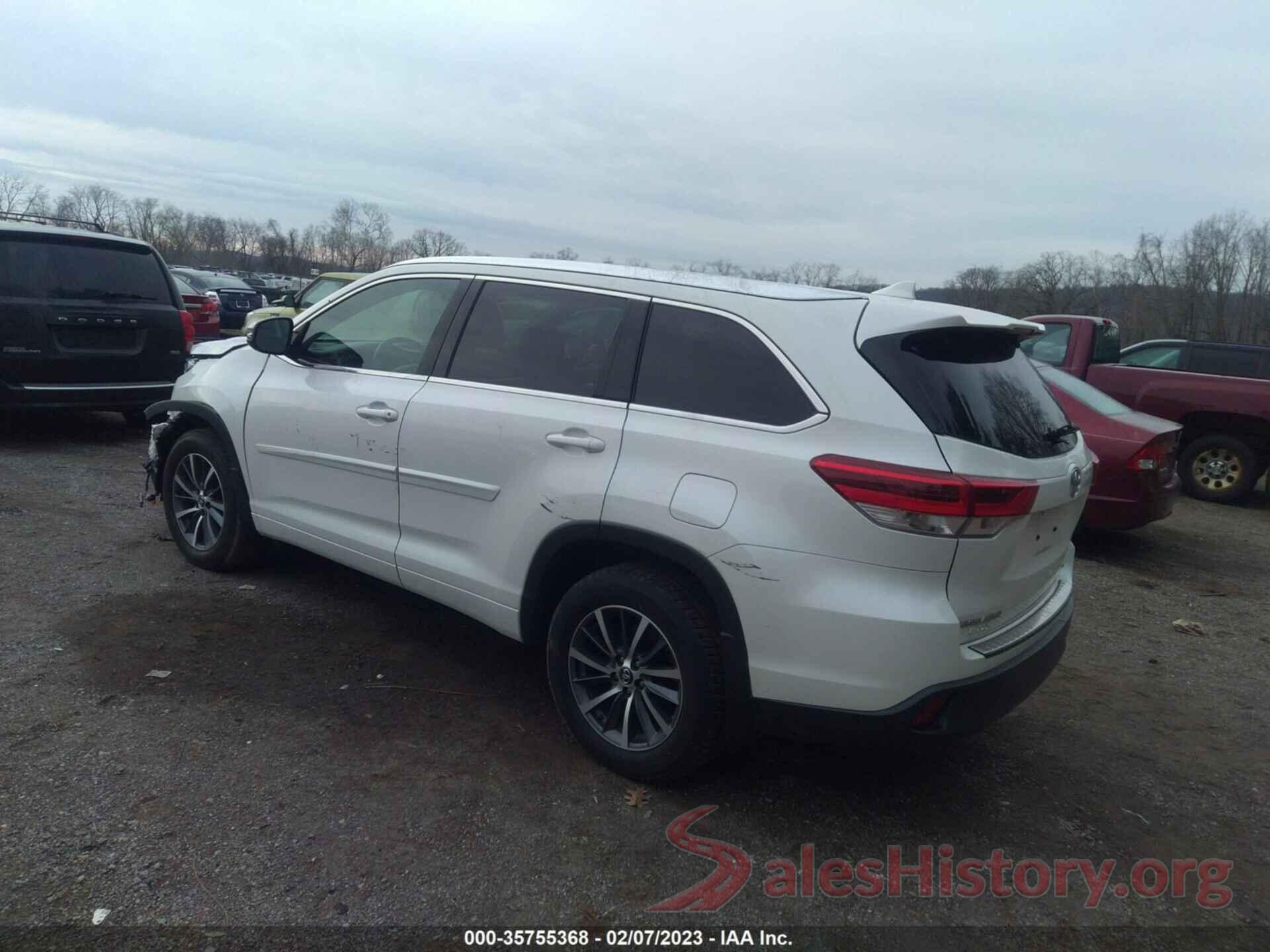 5TDJZRFH4HS512462 2017 TOYOTA HIGHLANDER