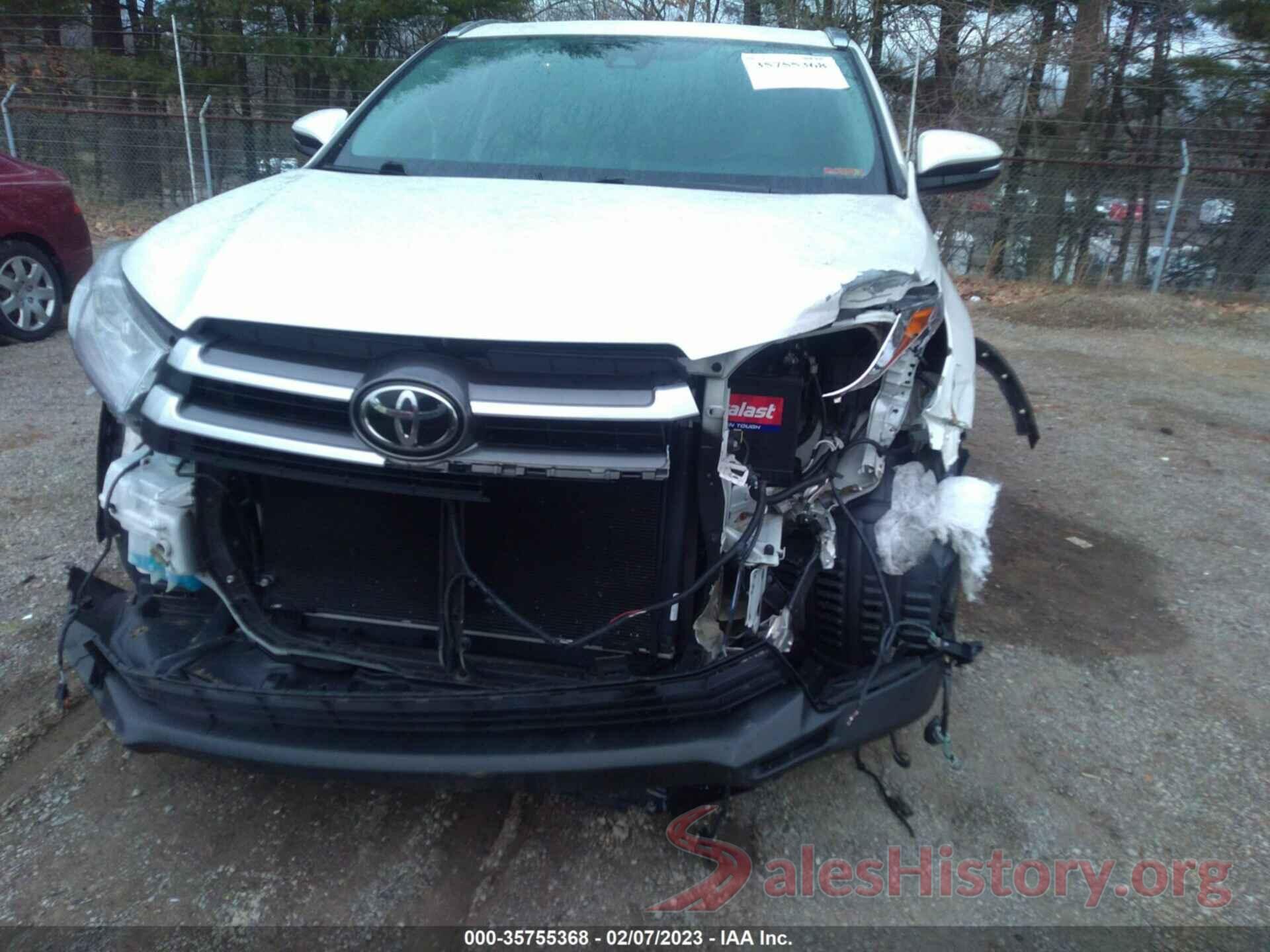 5TDJZRFH4HS512462 2017 TOYOTA HIGHLANDER