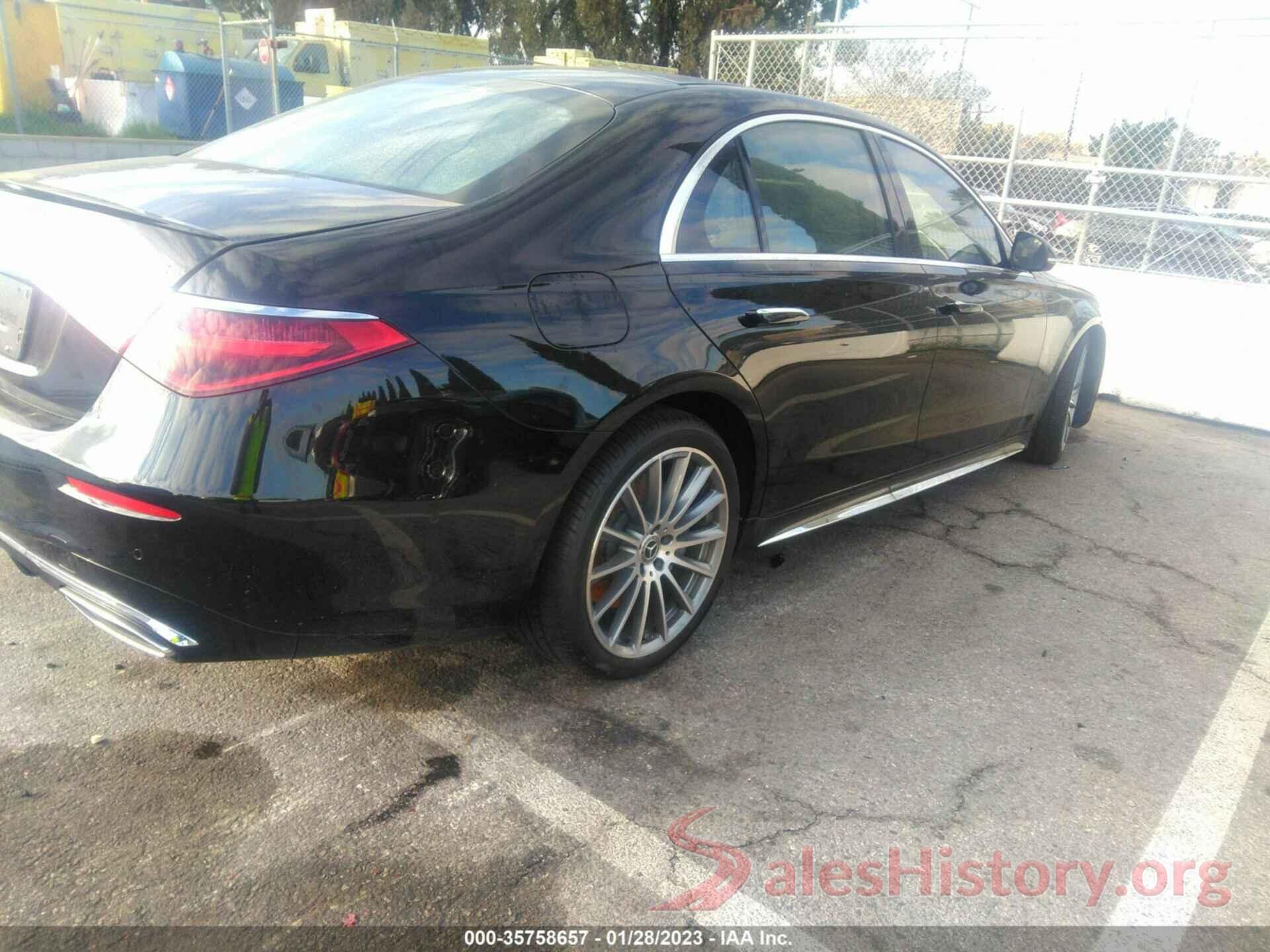 W1K6G7GB2NA155985 2022 MERCEDES-BENZ S-CLASS