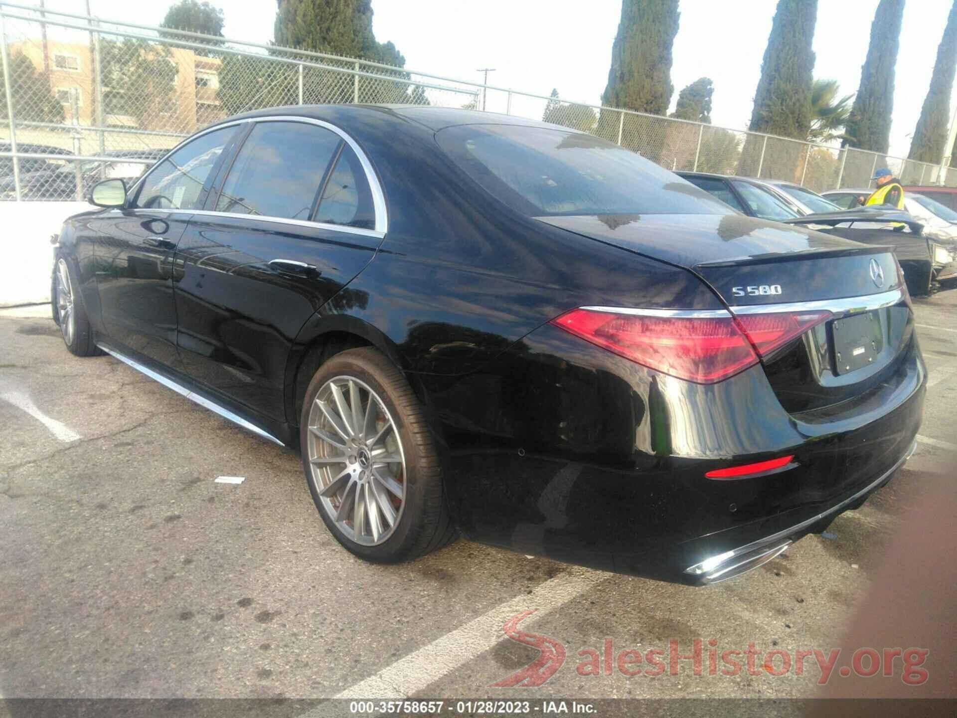 W1K6G7GB2NA155985 2022 MERCEDES-BENZ S-CLASS