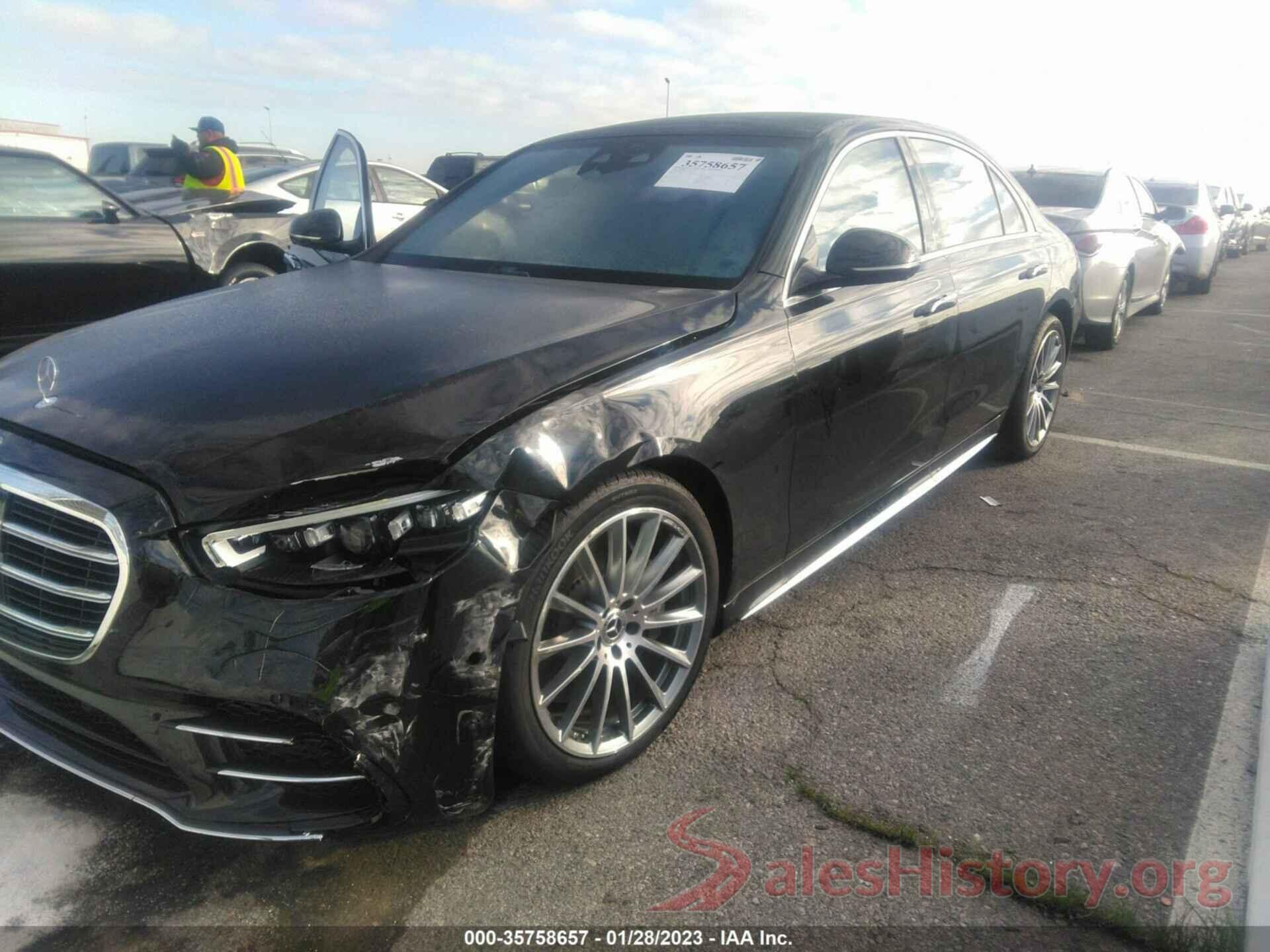 W1K6G7GB2NA155985 2022 MERCEDES-BENZ S-CLASS