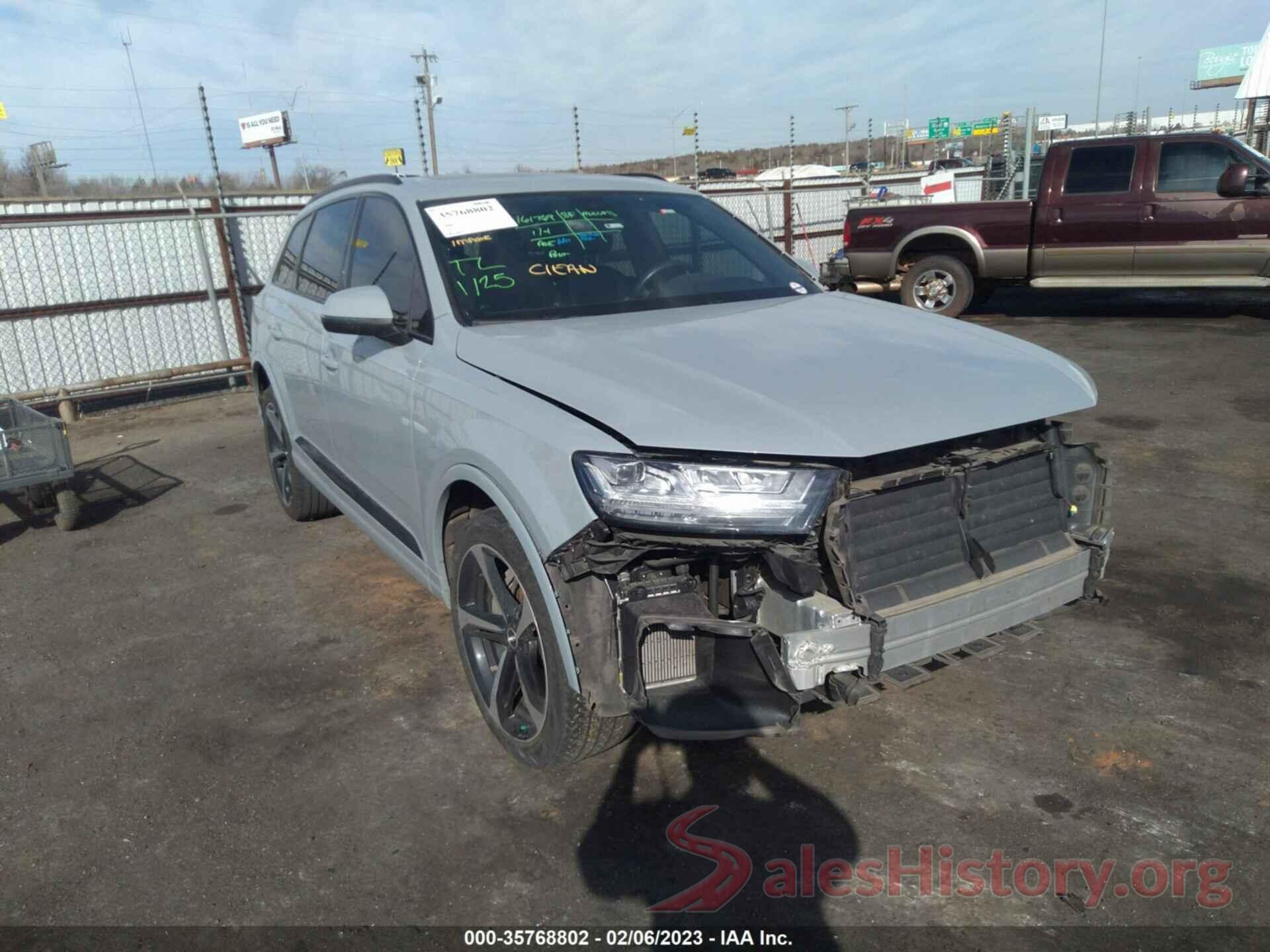 WA1VAAF75KD048385 2019 AUDI Q7