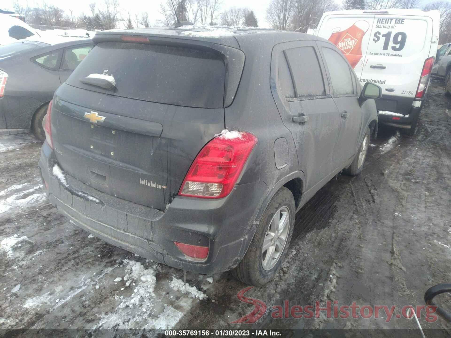 3GNCJKSB3KL314985 2019 CHEVROLET TRAX