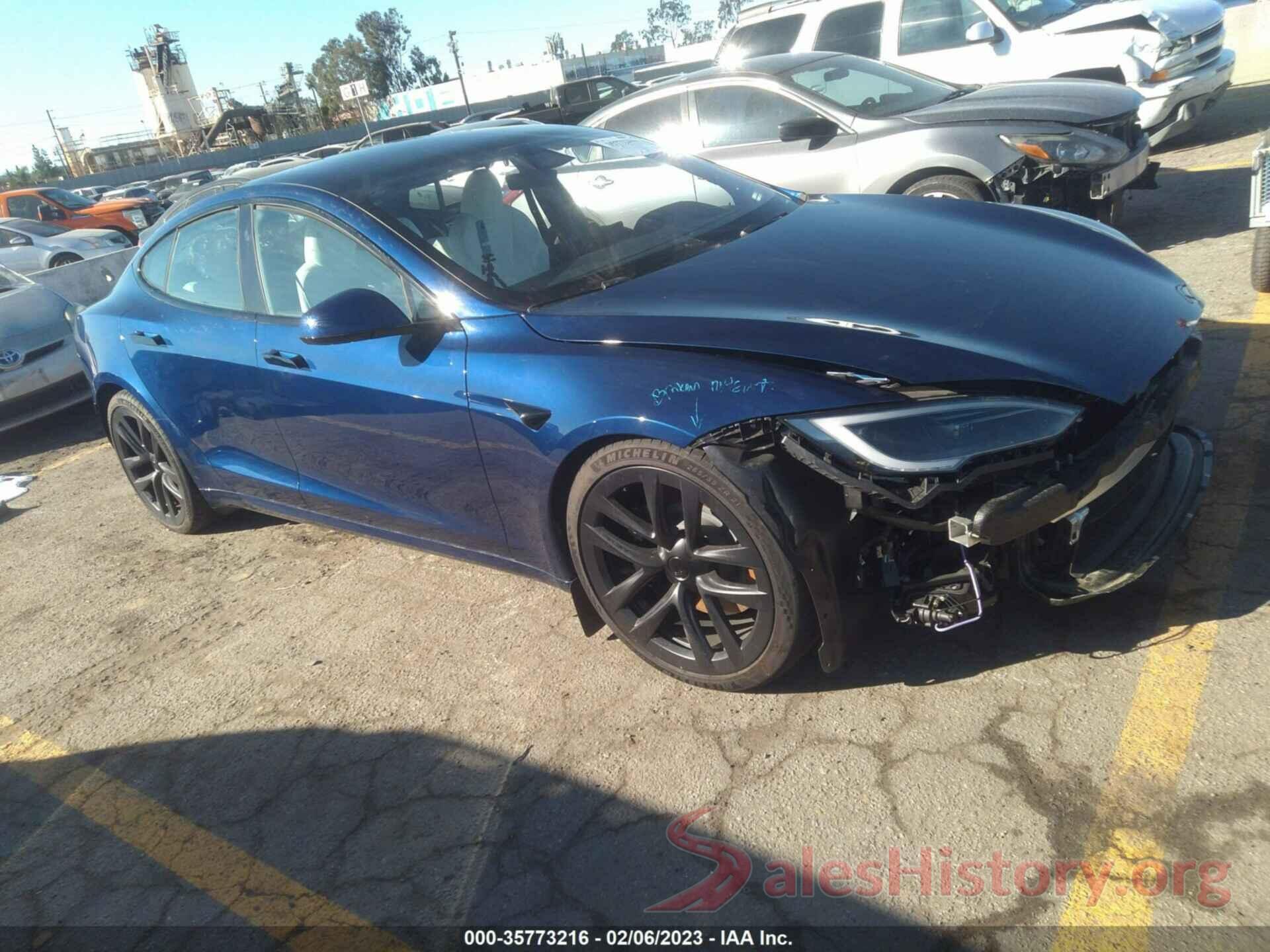 5YJSA1E56NF488573 2022 TESLA MODEL S